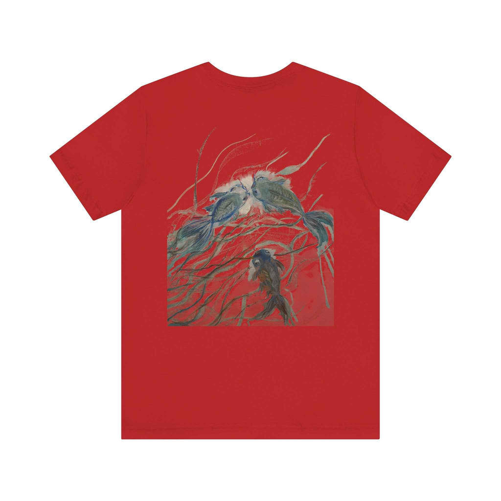 Koi Pond Tee — Artistic Watercolor Fish Graphic T-Shirt — NL