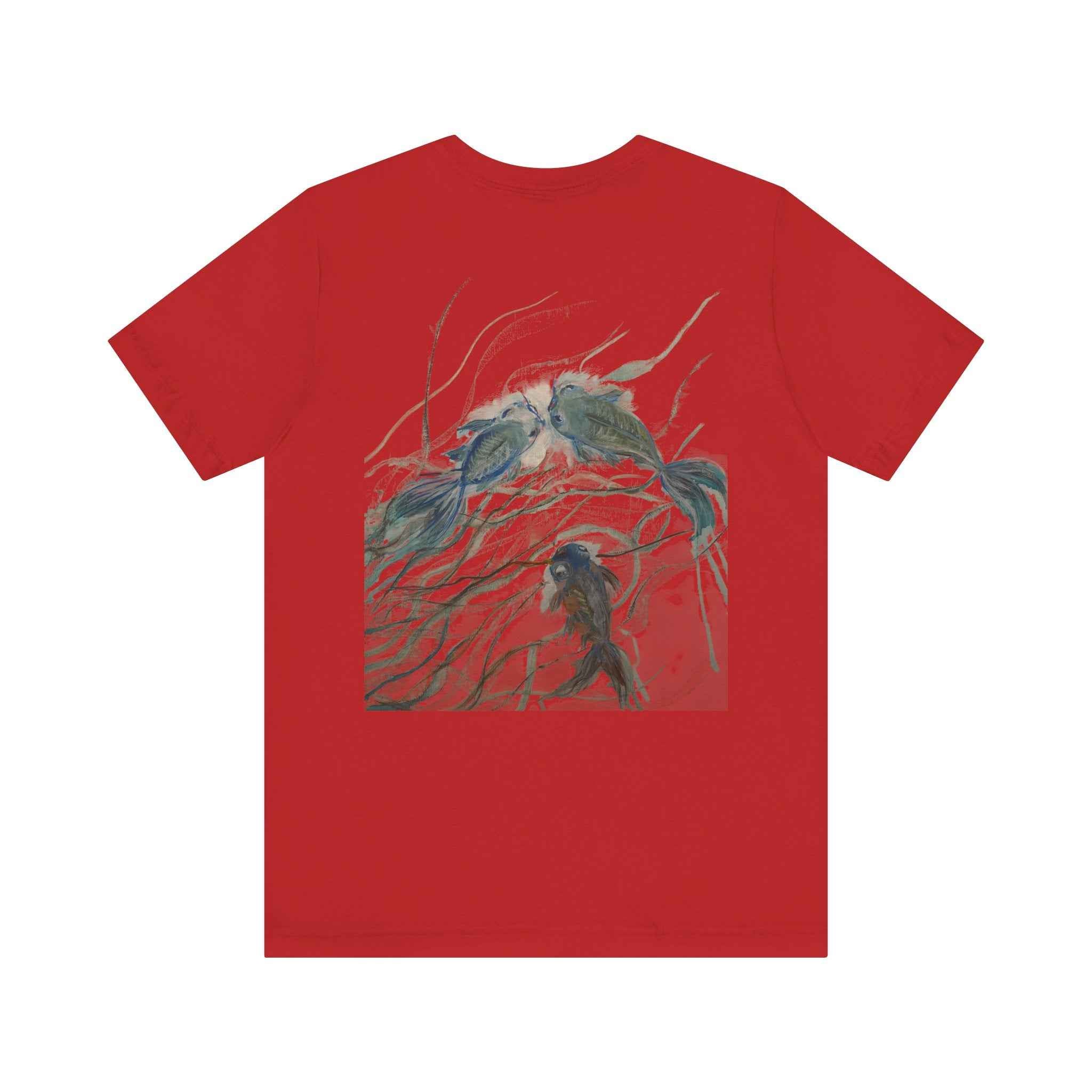 Koi Pond Tee — Artistic Watercolor Fish Graphic T-Shirt — NL