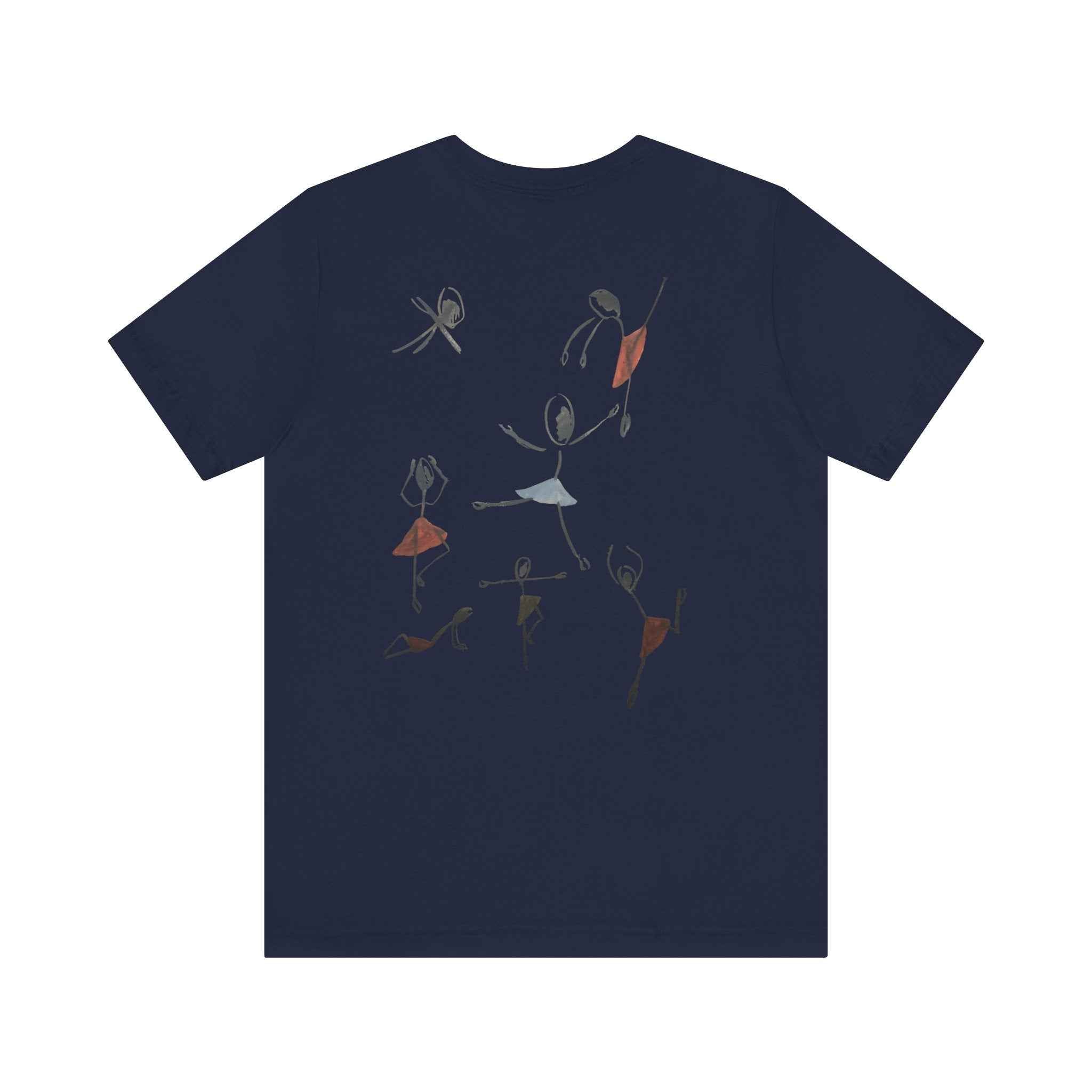 Dancer Sketch Tee — Minimal Ballet Silhouettes Graphic T-Shirt