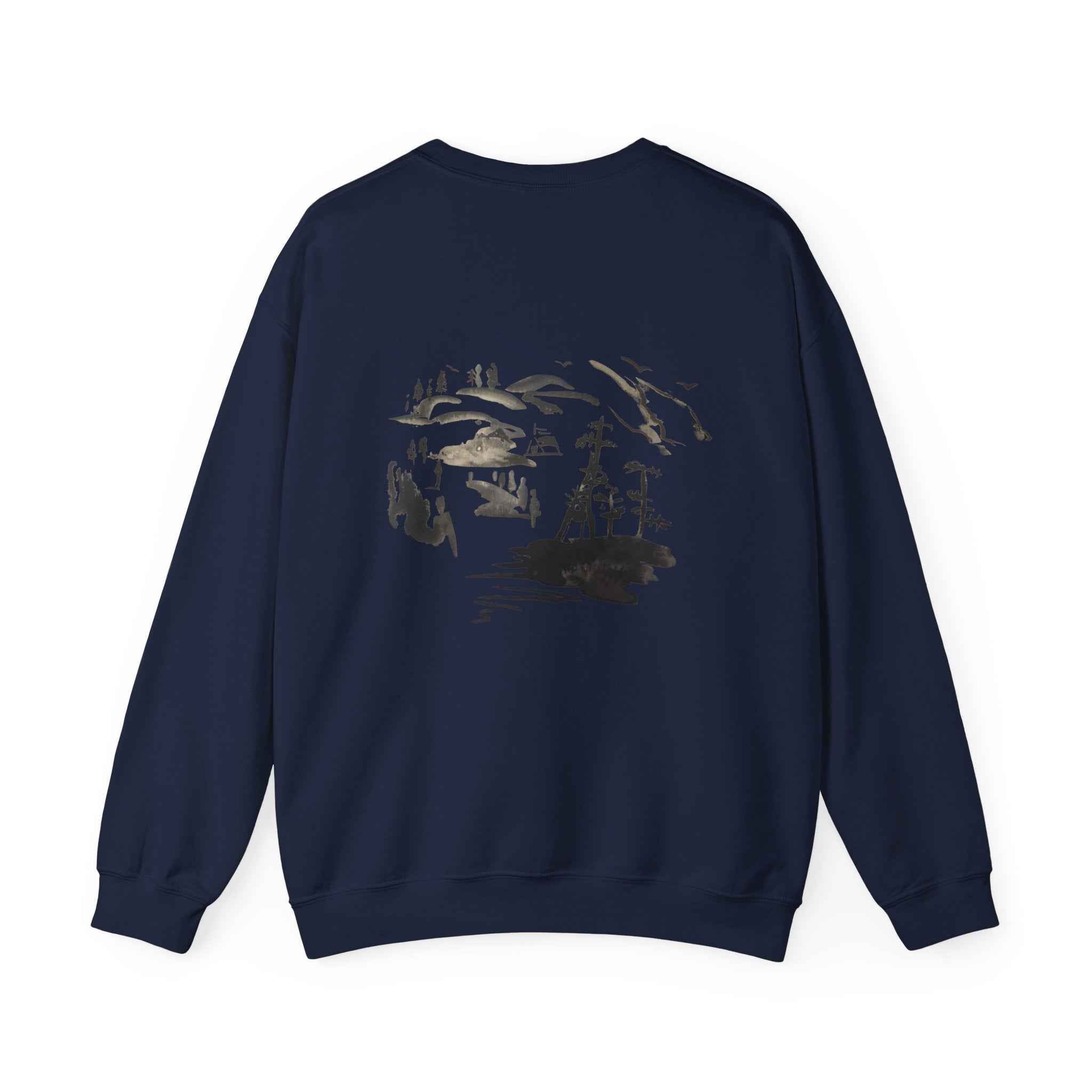 Nature Ink Crewneck Sweatshirt — Minimal NL Logo