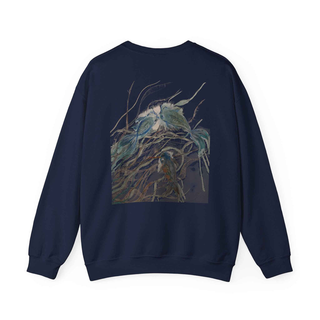 Crewneck Sweatshirt — Surreal Koi Fish Artwork — NL