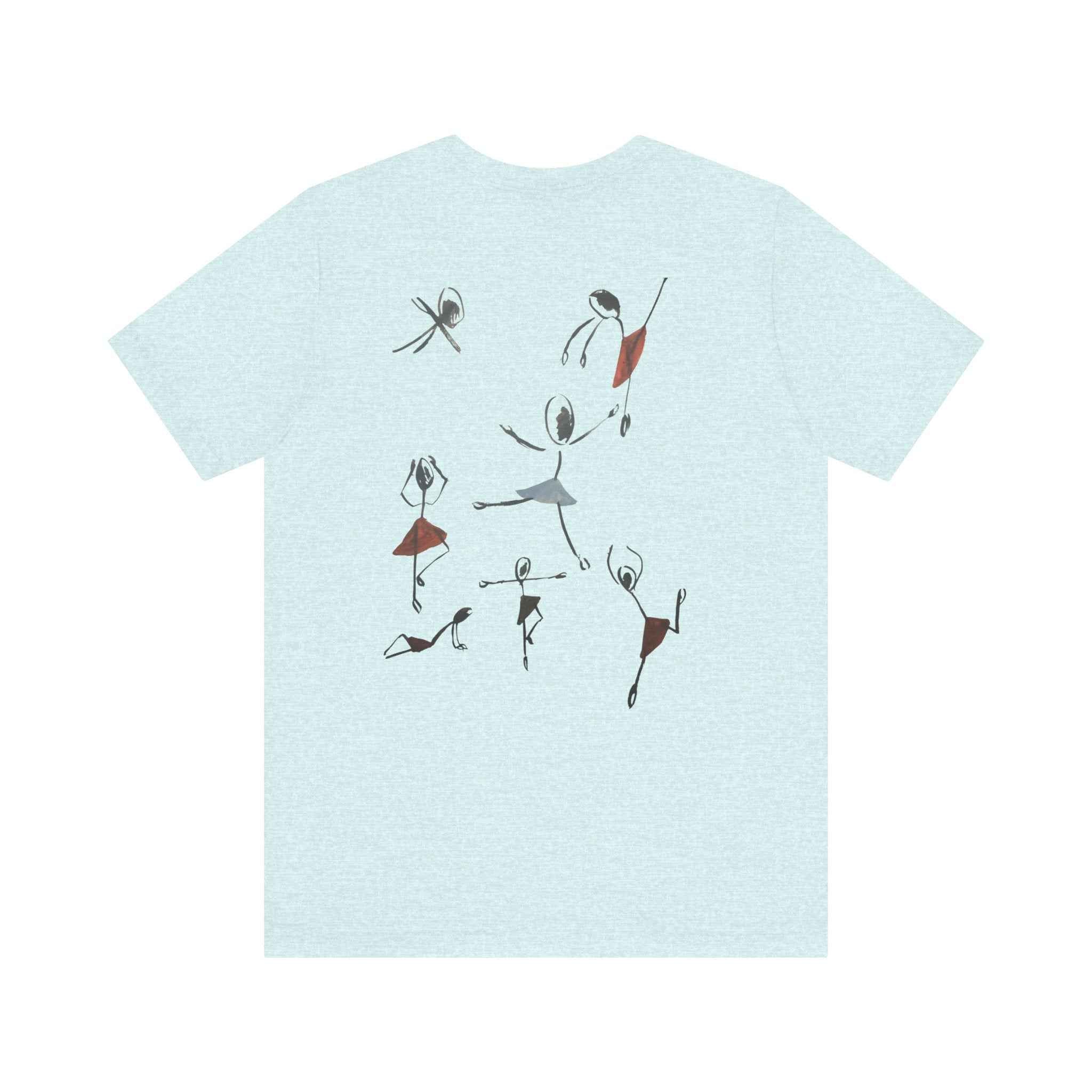 Dancer Sketch Tee — Minimal Ballet Silhouettes Graphic T-Shirt