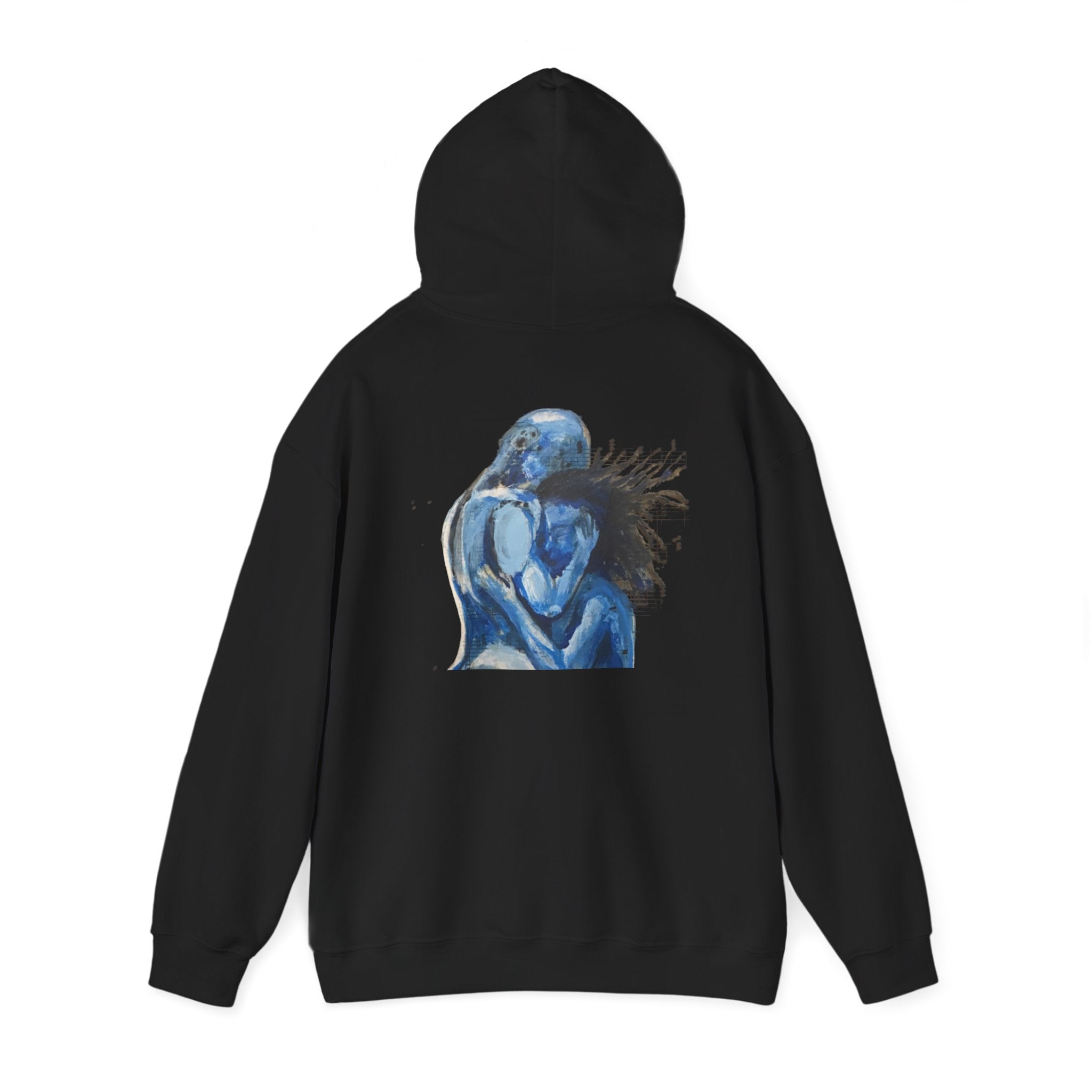 Imprimé d'art Blue Embrace - Sweat à capuche