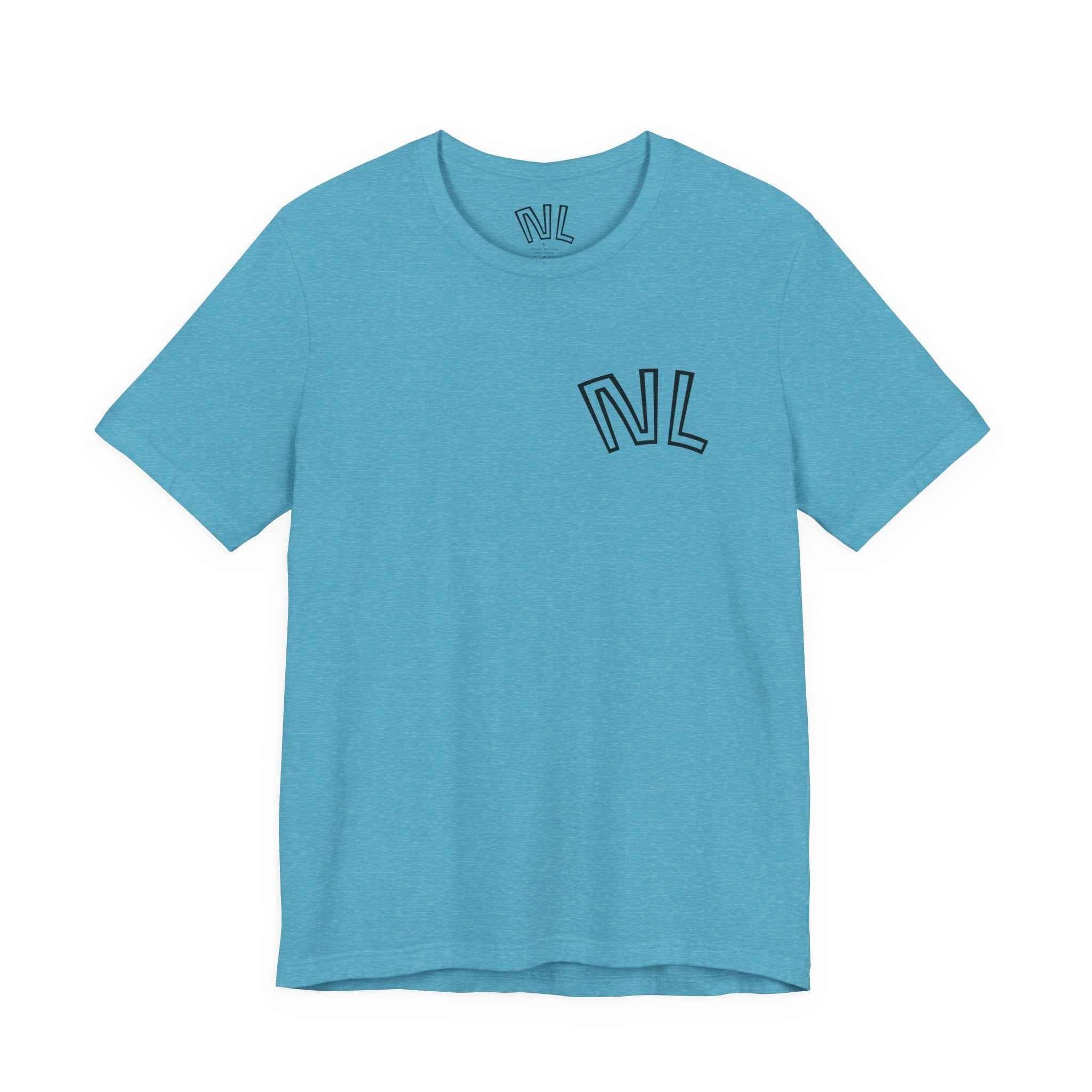 Blue Embrace Art Tee — Emotional Abstract Couple Graphic T-Shirt