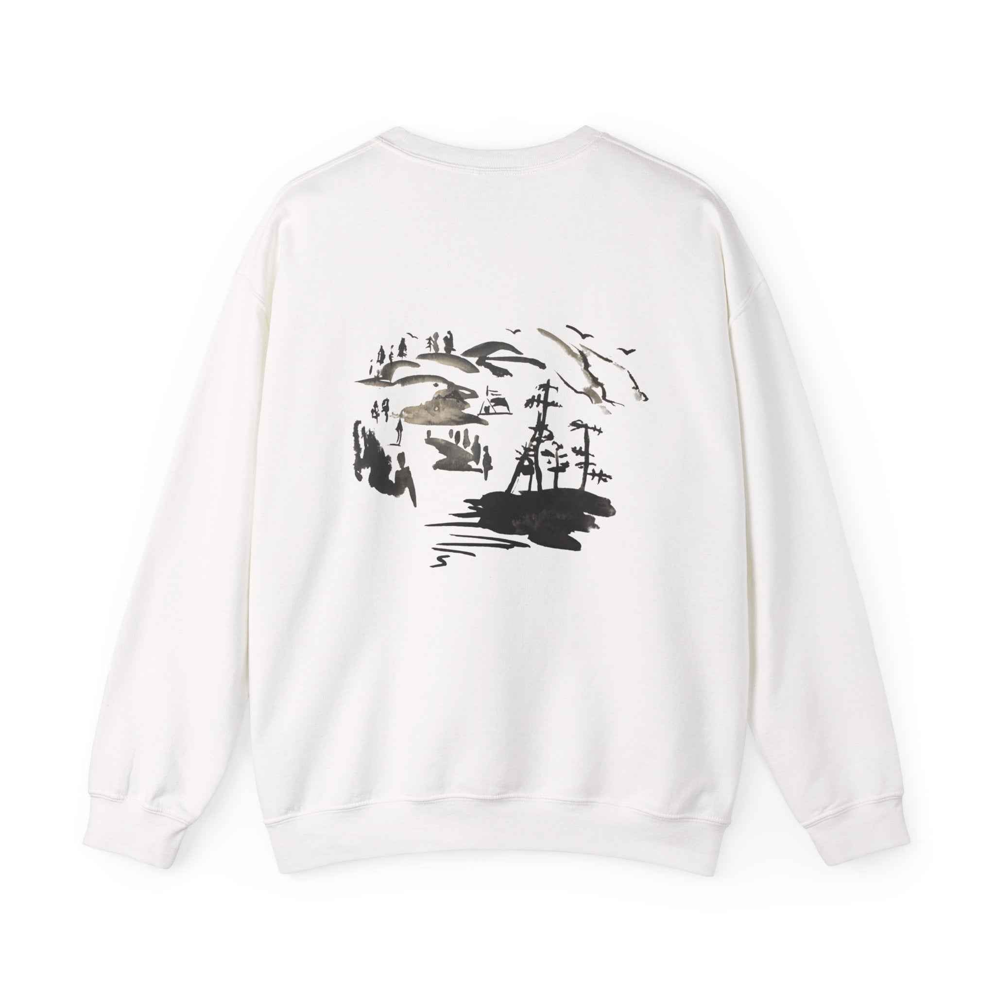 Nature Ink Crewneck Sweatshirt — Minimal NL Logo