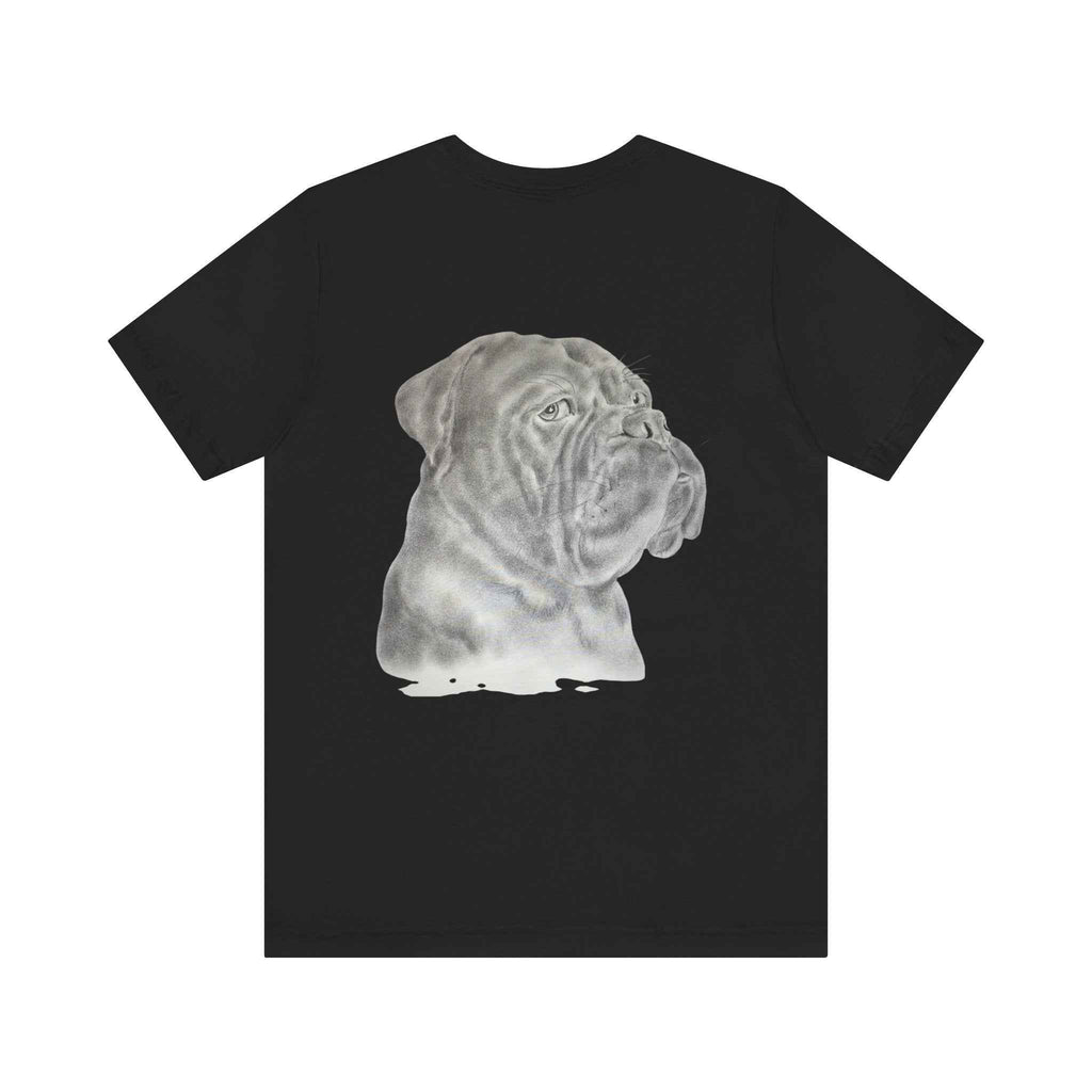 Bonzo Portrait Tee — Realistic Dog Art Graphic T-Shirt