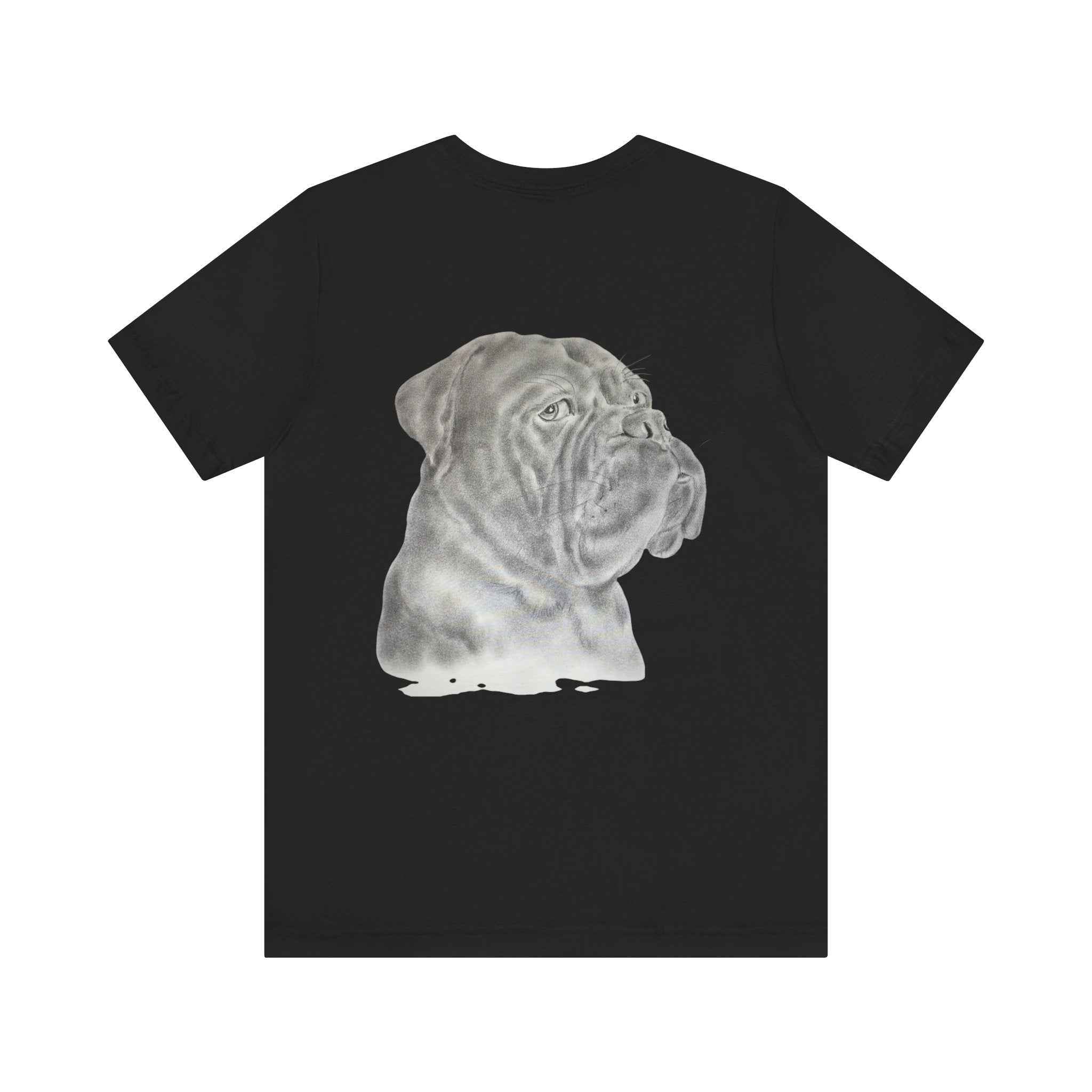 Bonzo Portrait Tee — Realistic Dog Art Graphic T-Shirt