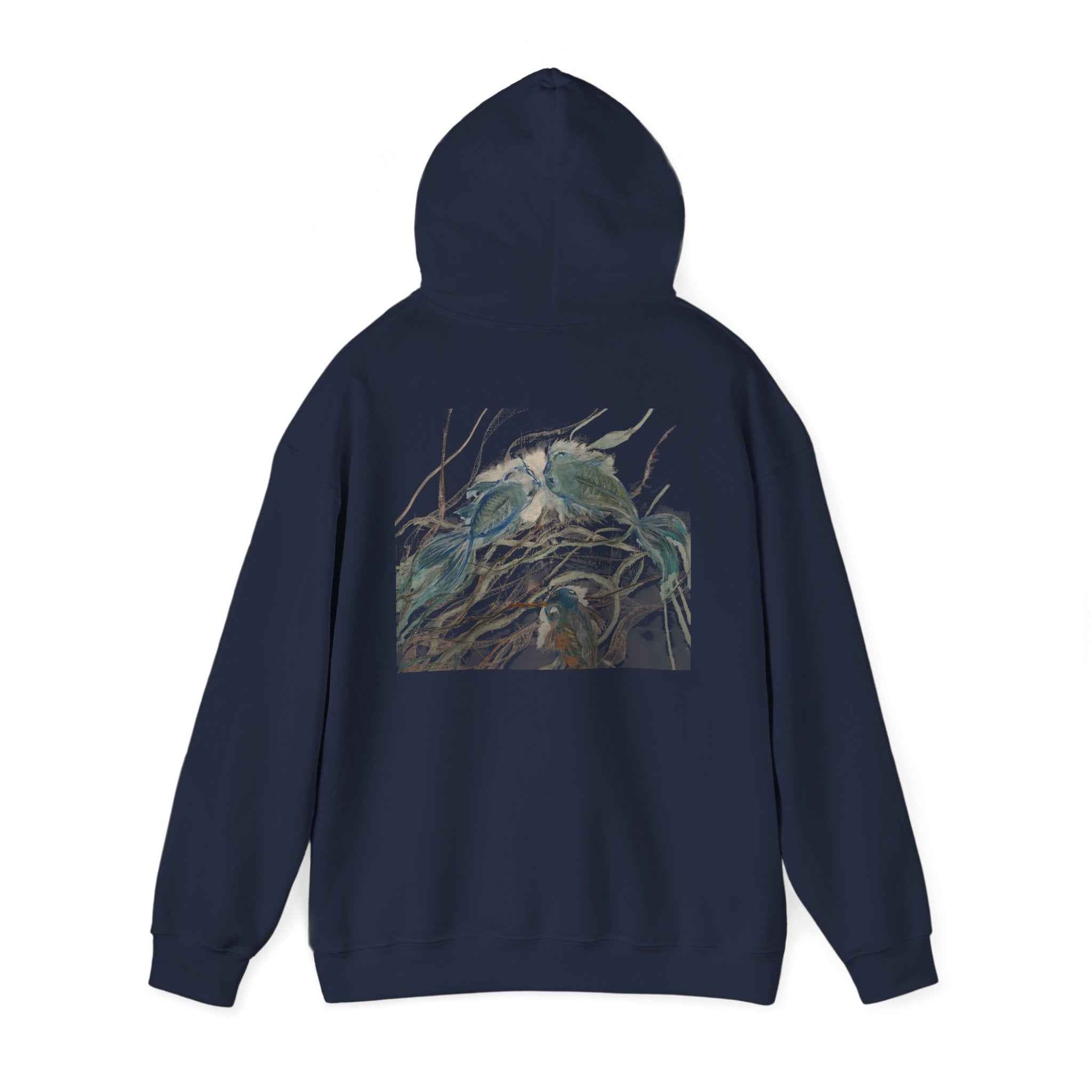 Koi Fish Swimming - Hoodie