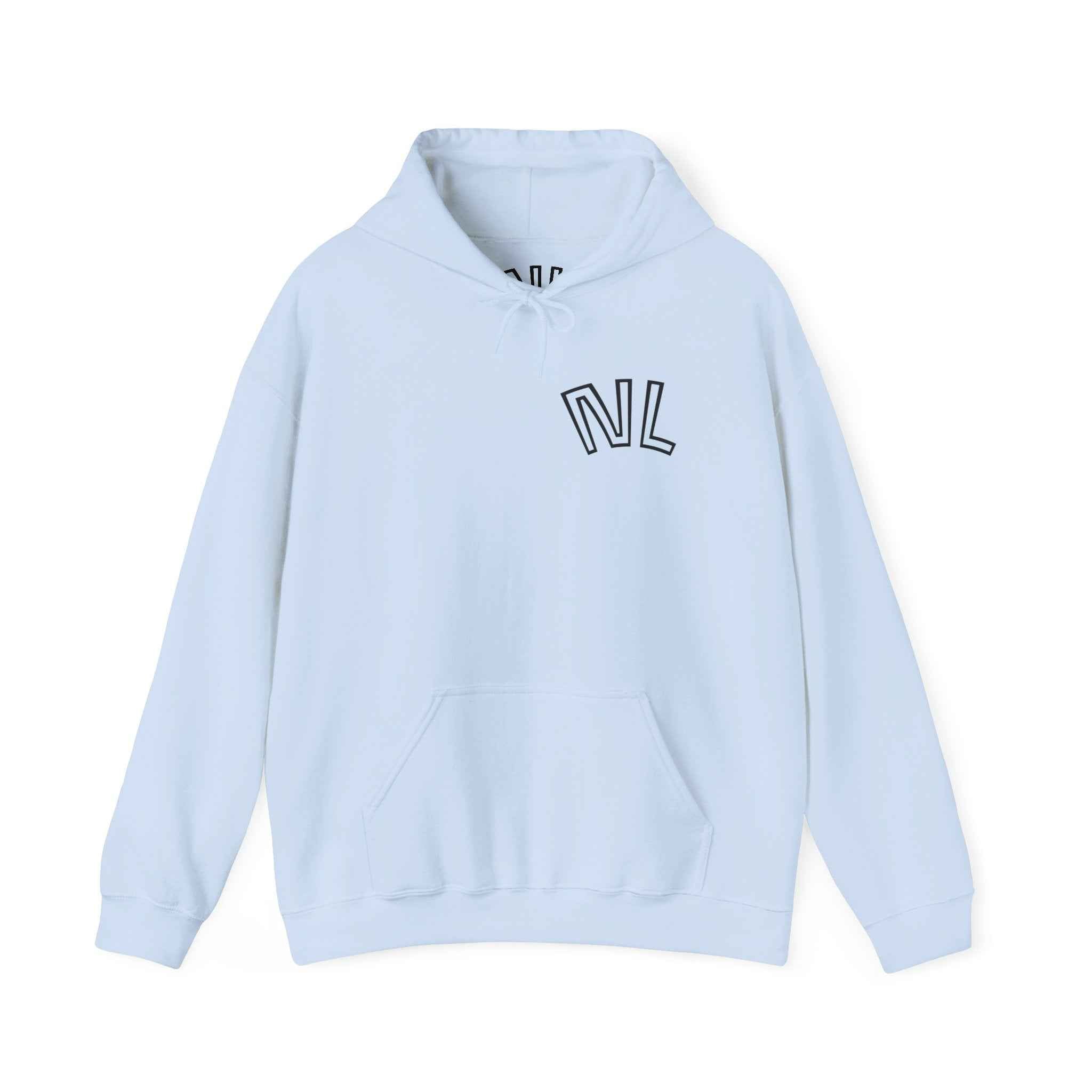 Blue Embrace Art Print - Hoodie Pullover
