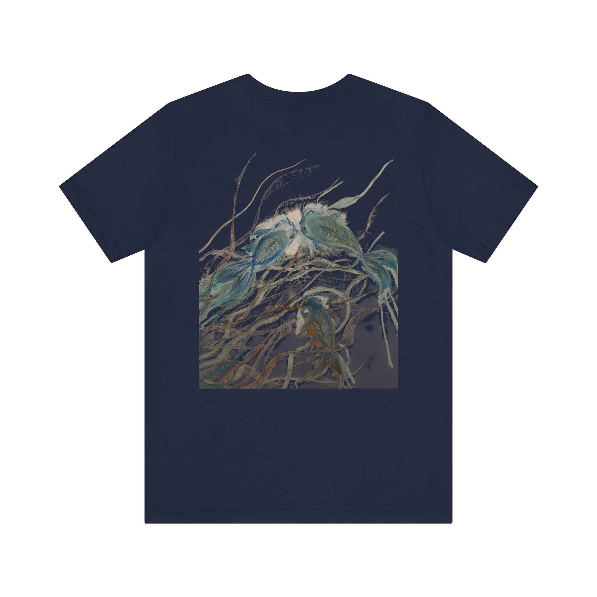 Koi Pond Tee — Artistic Watercolor Fish Graphic T-Shirt — NL