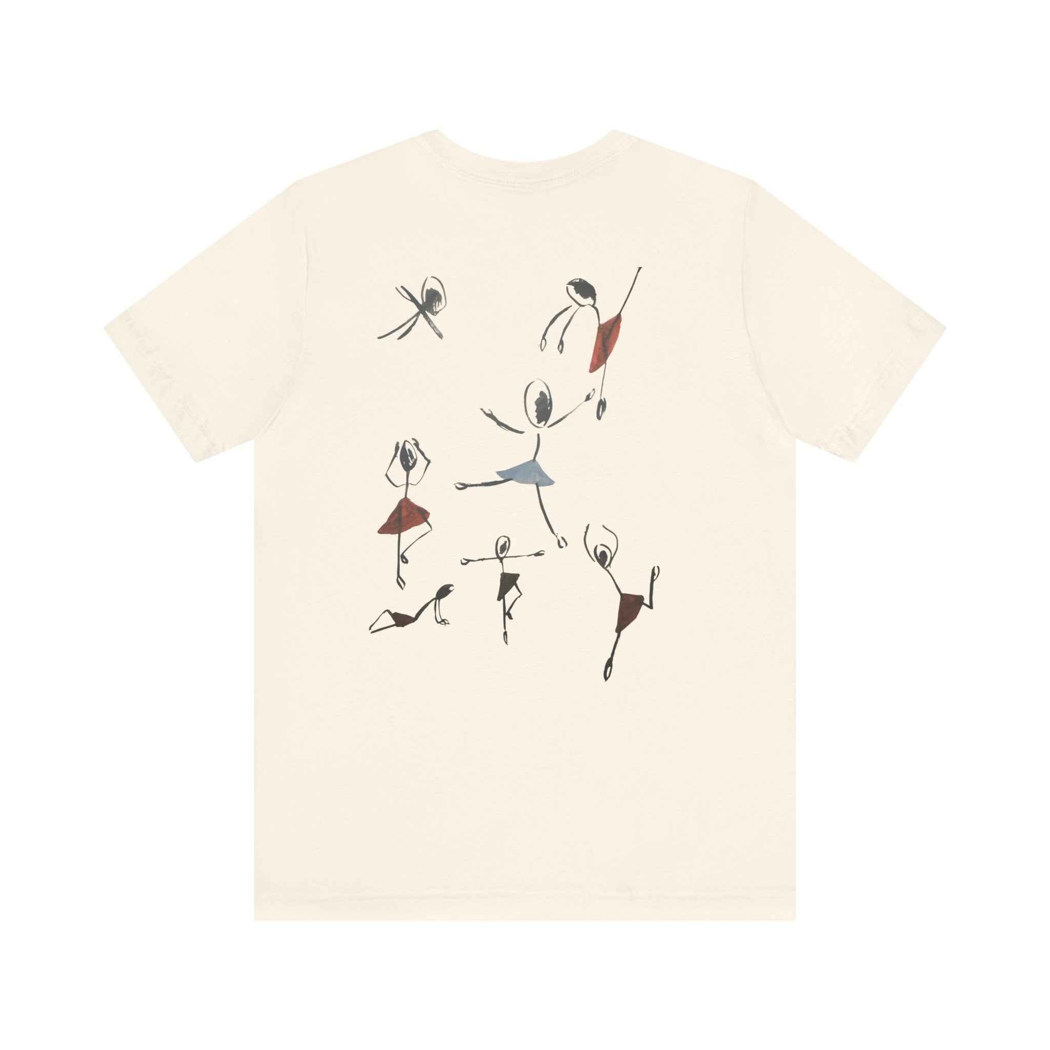 Dancer Sketch Tee — Minimal Ballet Silhouettes Graphic T-Shirt