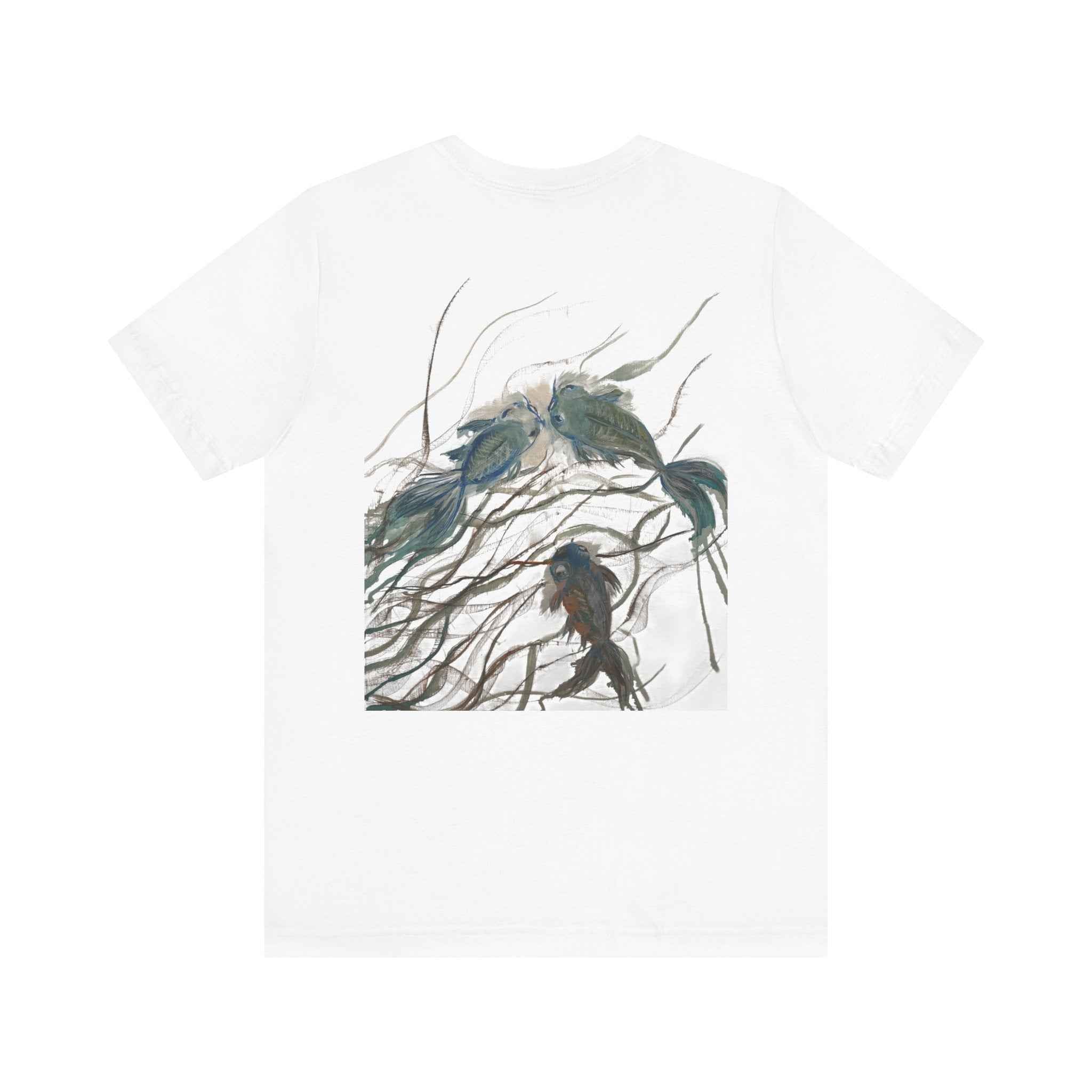 Koi Pond Tee — Artistic Watercolor Fish Graphic T-Shirt — NL