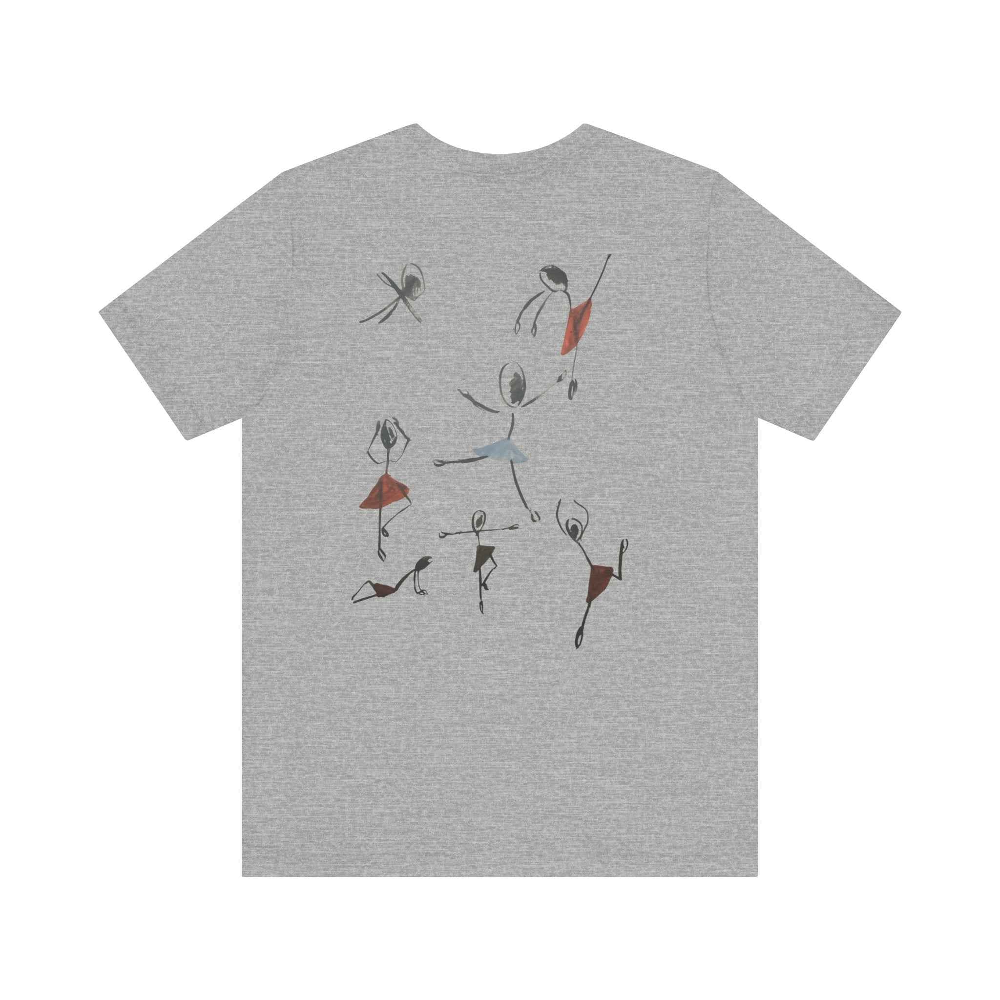Dancer Sketch Tee — Minimal Ballet Silhouettes Graphic T-Shirt
