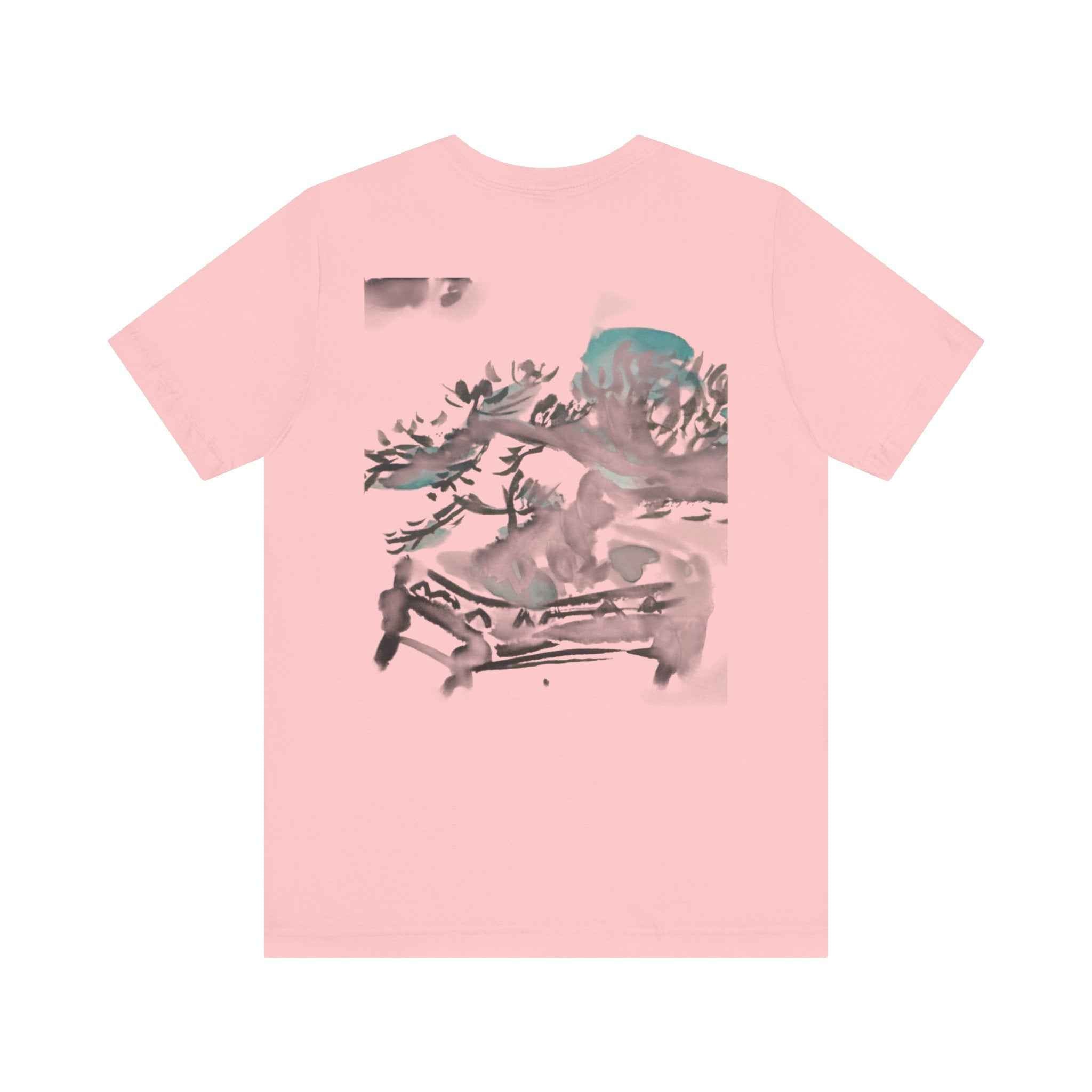 Pine Bonsai Watercolor T‑Shirt — Artistic Nature Graphic Tee — NL