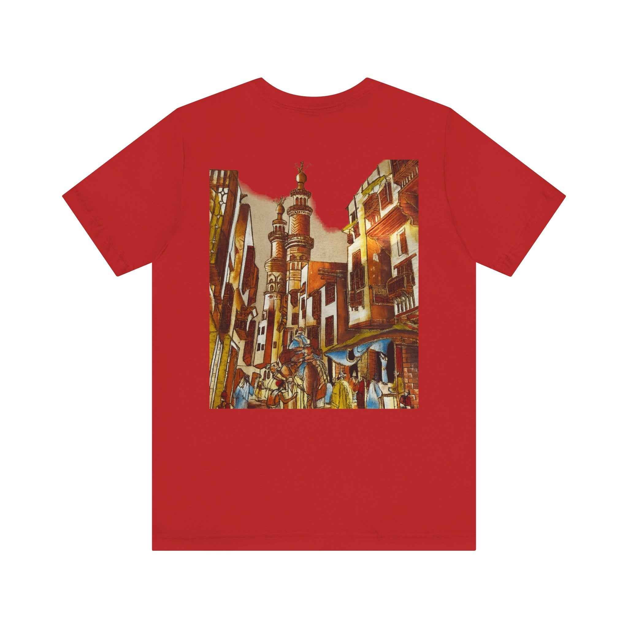 City Market Vintage Art Tee — Egyptian Scene Graphic T-Shirt