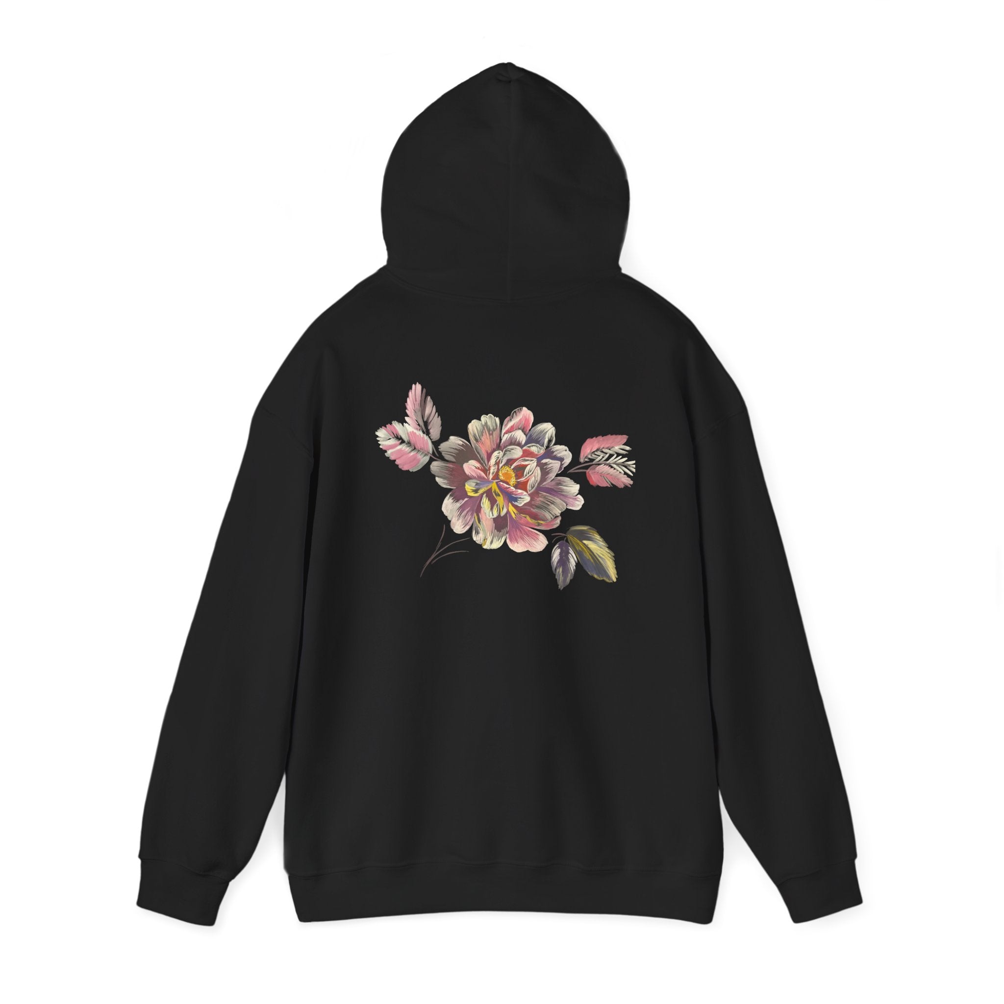 Sweat à capuche Rose vintage floral — Sweat-shirt Jardin aquarelle