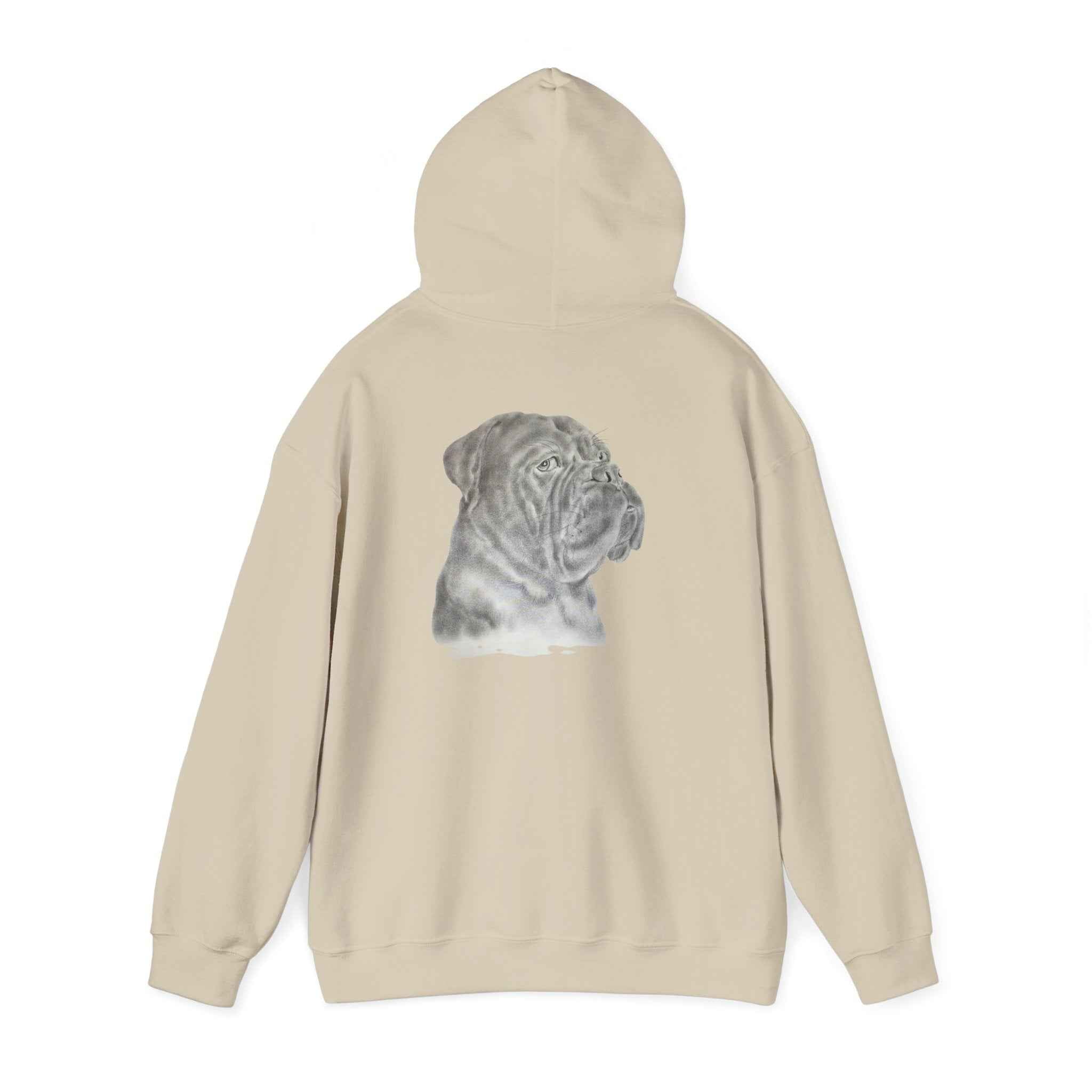 Bonzo Portrait Hoodie – Soft Realistic Dog Art Pullover