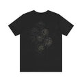 Floral Sketch Tee — Minimal Rose Line Art Short Sleeve T-Shirt