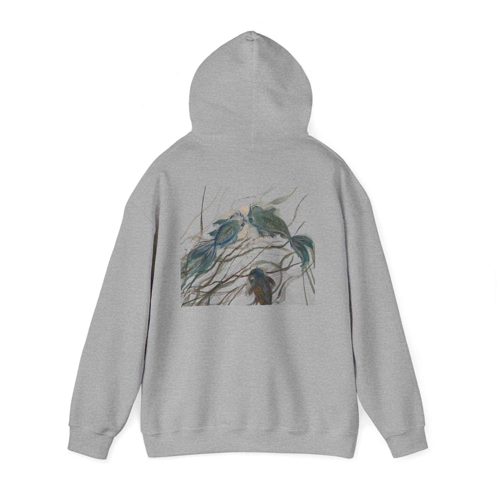Koi Fish Swimming - Hoodie