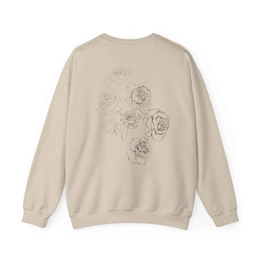 Rose Sketch Crewneck Sweatshirt — NL