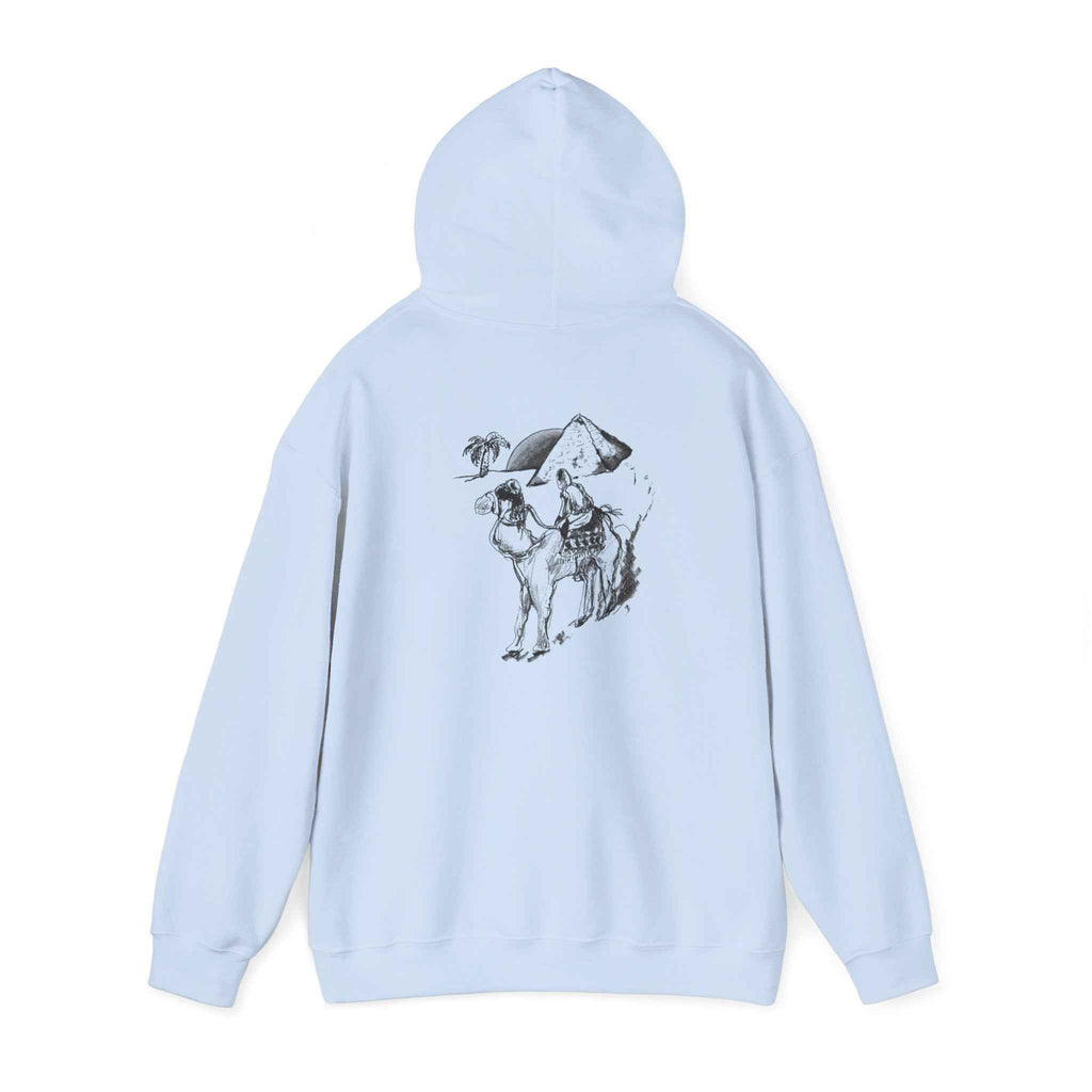 Camel Sketch Hoodie — Eastern Graphic Pullover