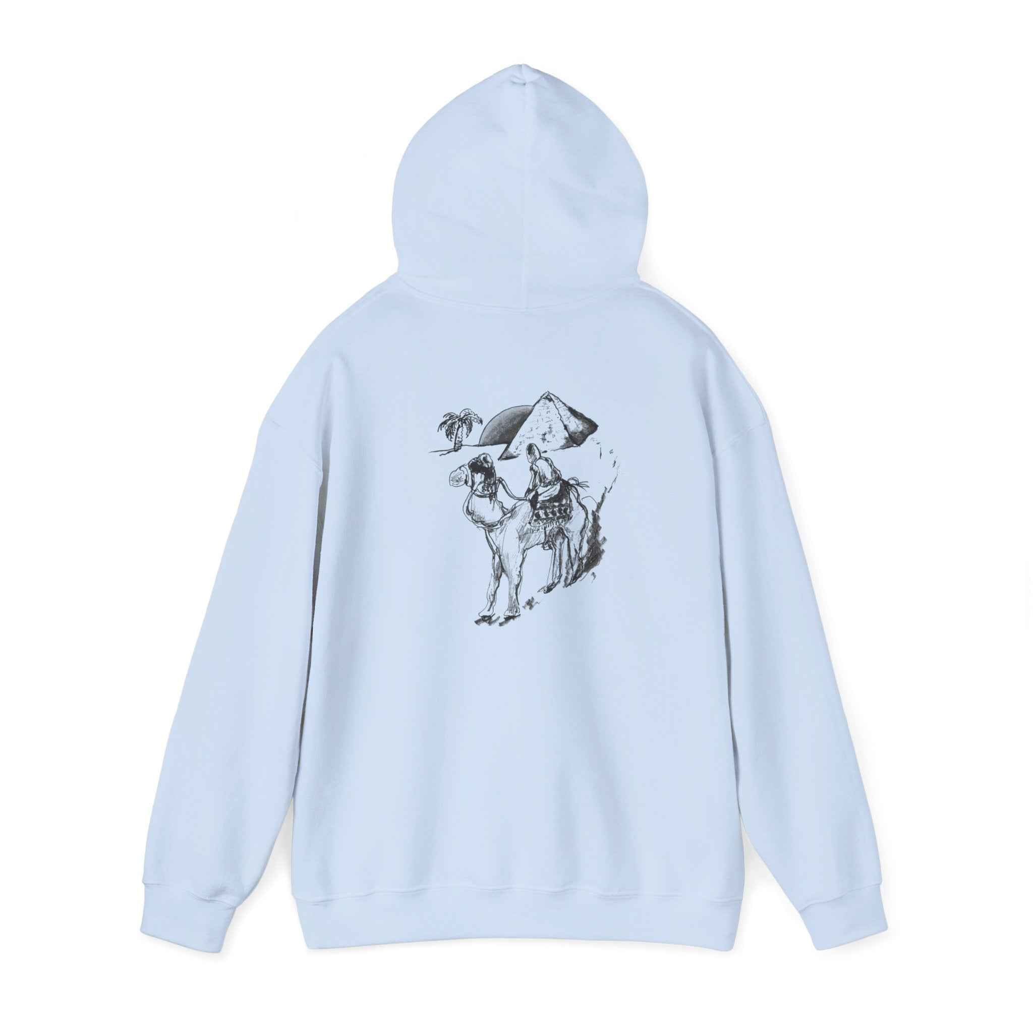 Camel Sketch Hoodie — Eastern Graphic Pullover