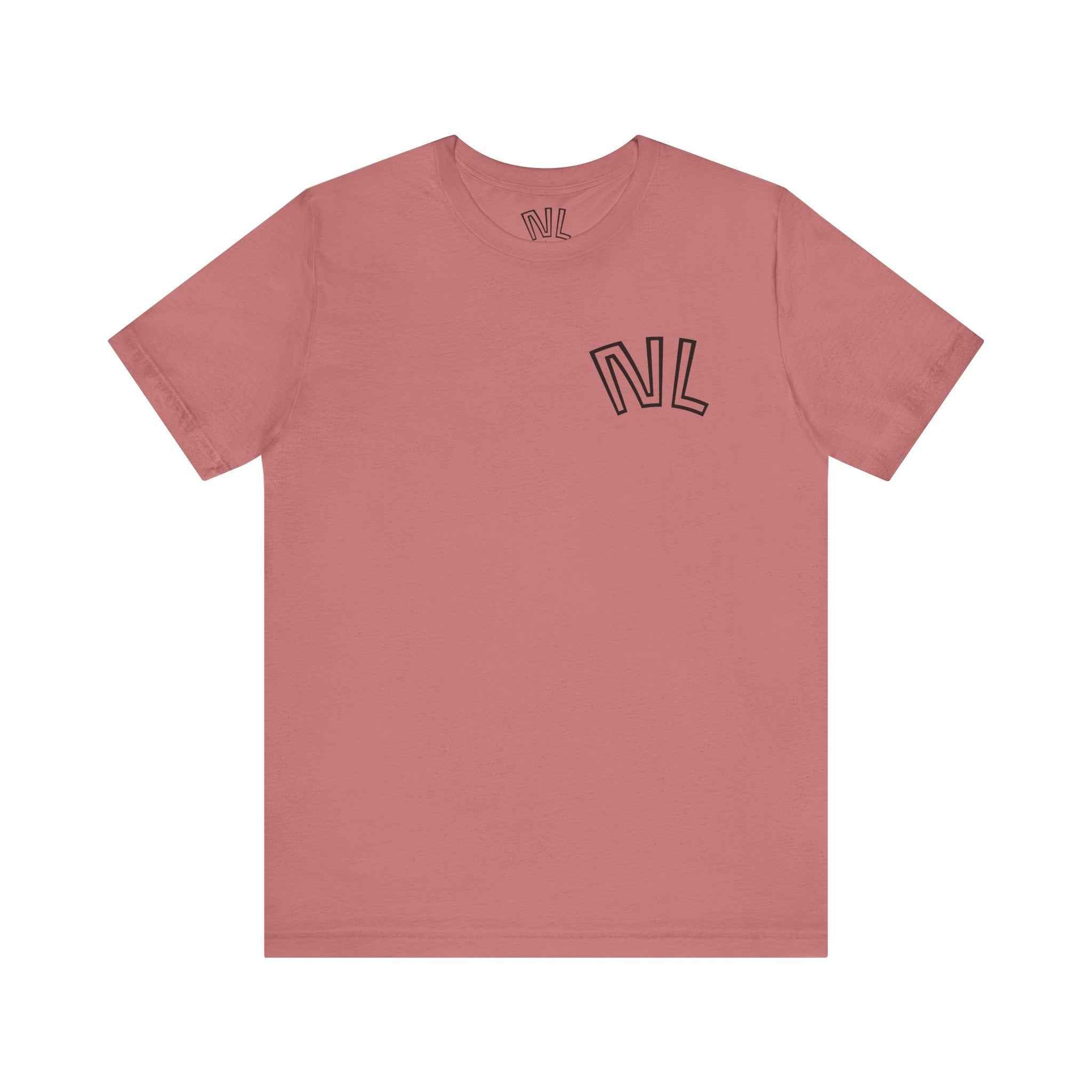 Floral Sketch Tee — Minimal Rose Line Art Short Sleeve T-Shirt
