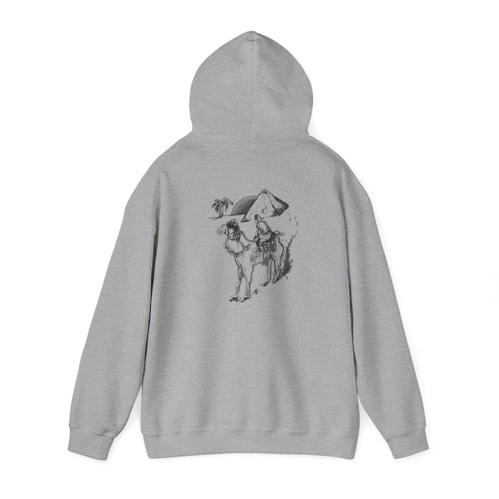 Camel Sketch Hoodie — Eastern Graphic Pullover
