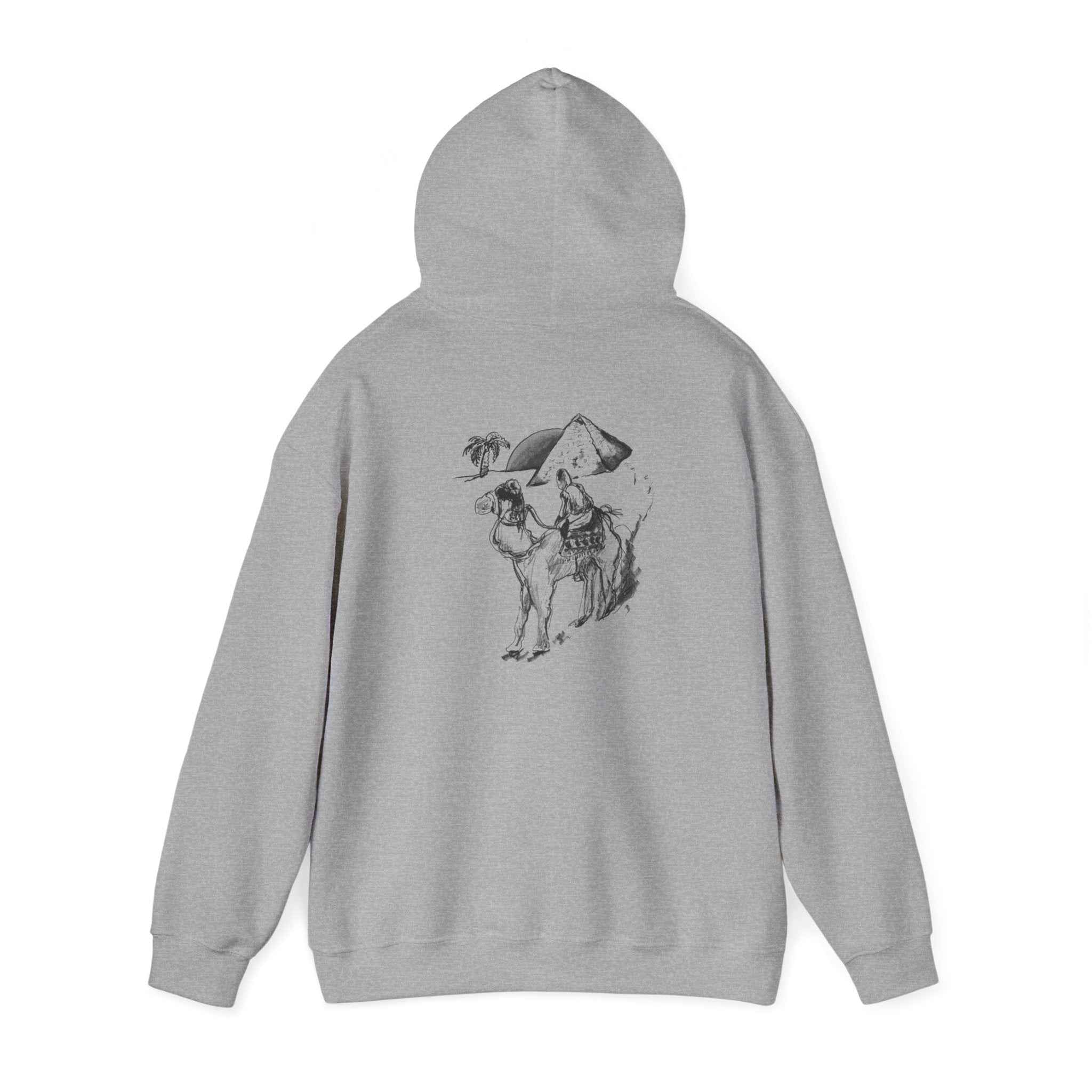 Camel Sketch Hoodie — Eastern Graphic Pullover