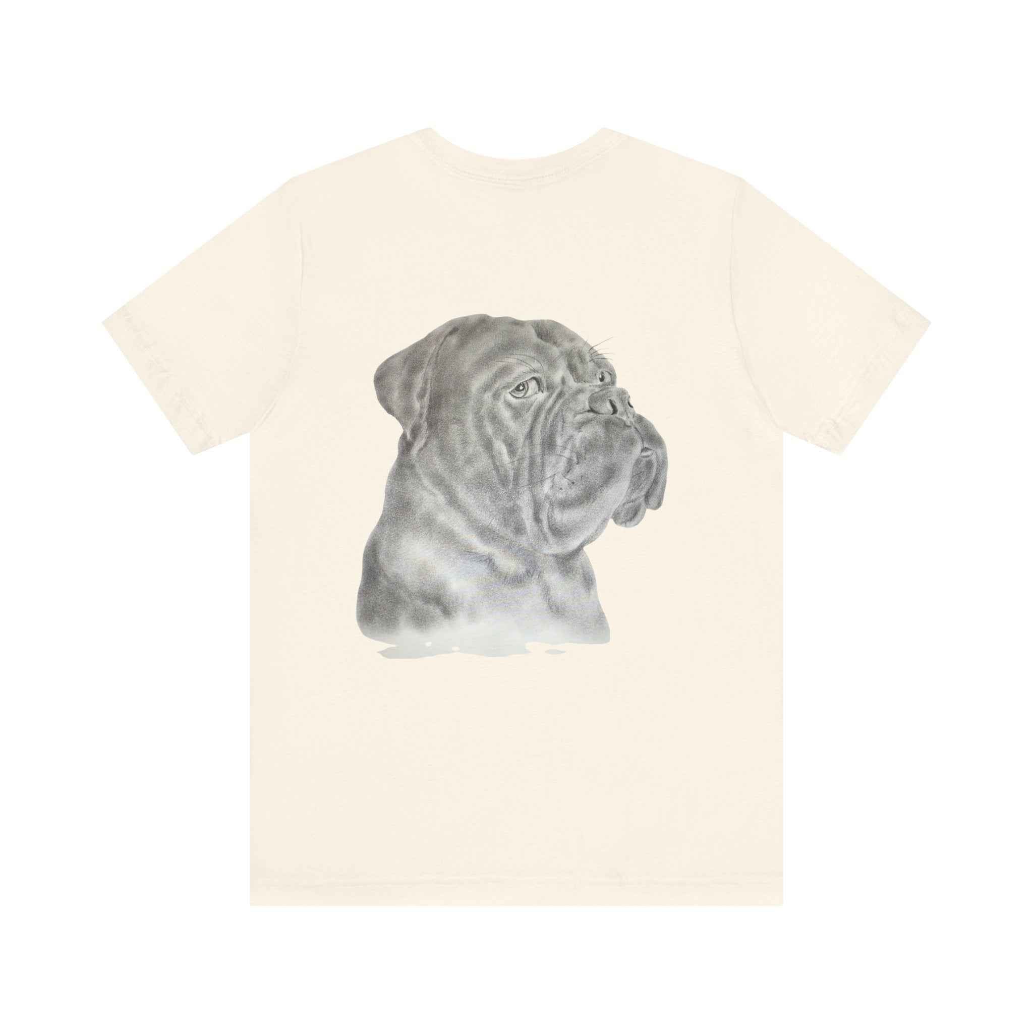 Bonzo Portrait Tee — Realistic Dog Art Graphic T-Shirt