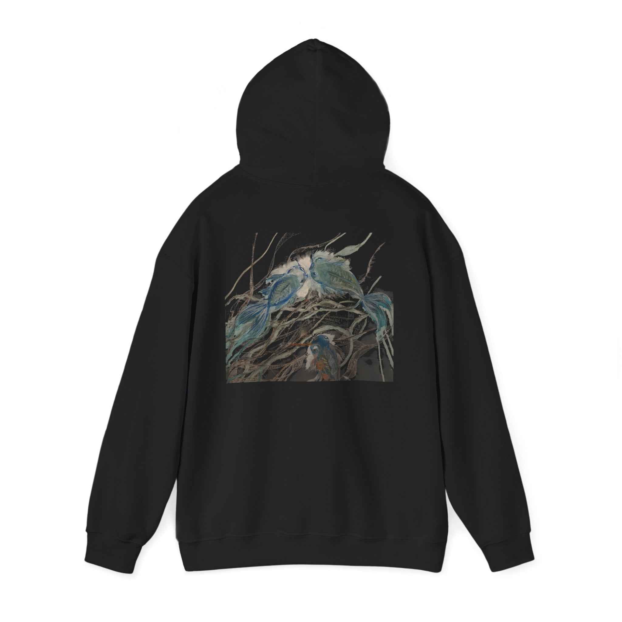 Koi Fish Swimming - Hoodie