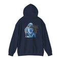 Blue Embrace Art Print - Hoodie Pullover