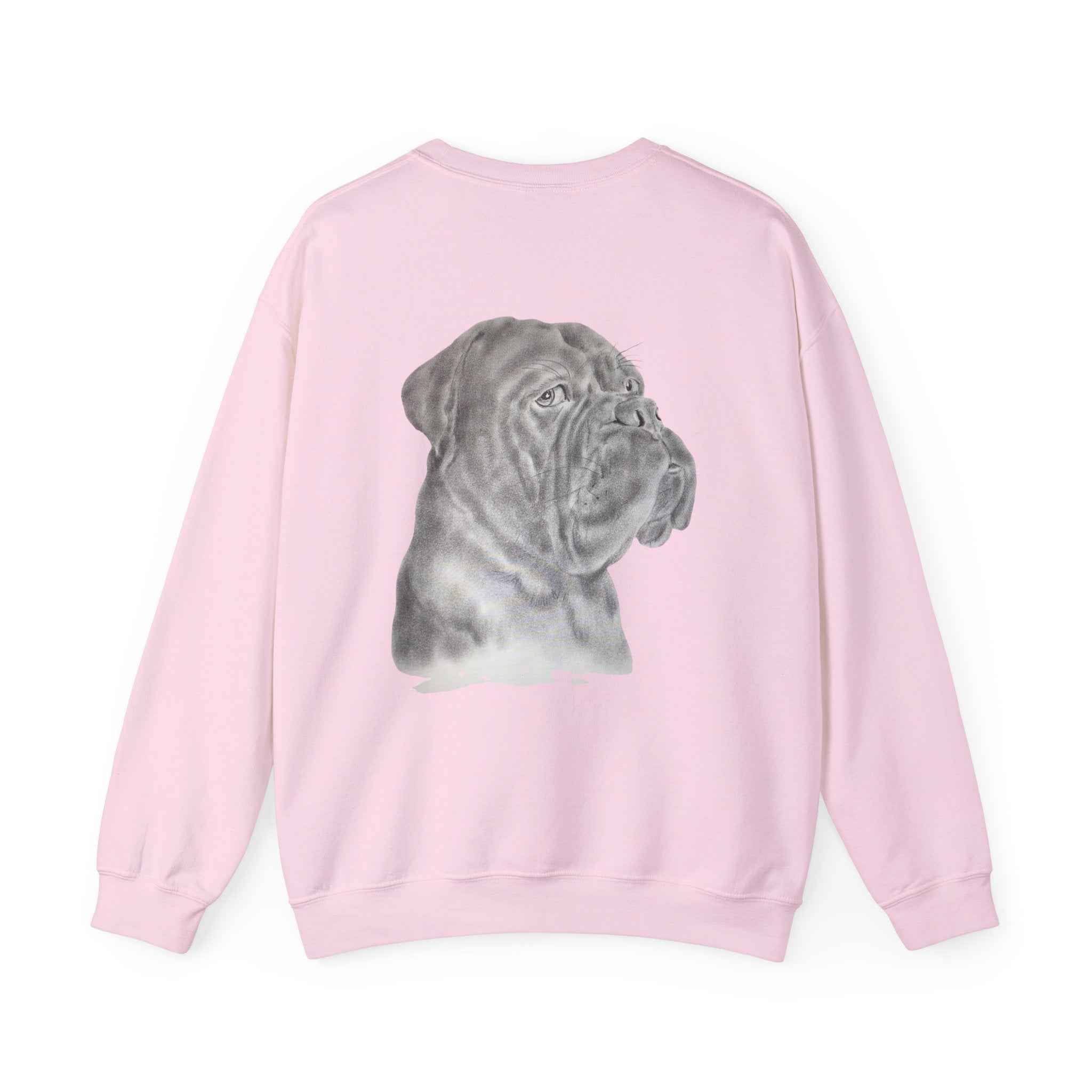 Bonzo Portrait Crewneck Sweatshirt — Realistic Dog Art Pullover