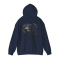 Scenic Ink Nature Hoodie — Minimal Lake & Mountains Graphic