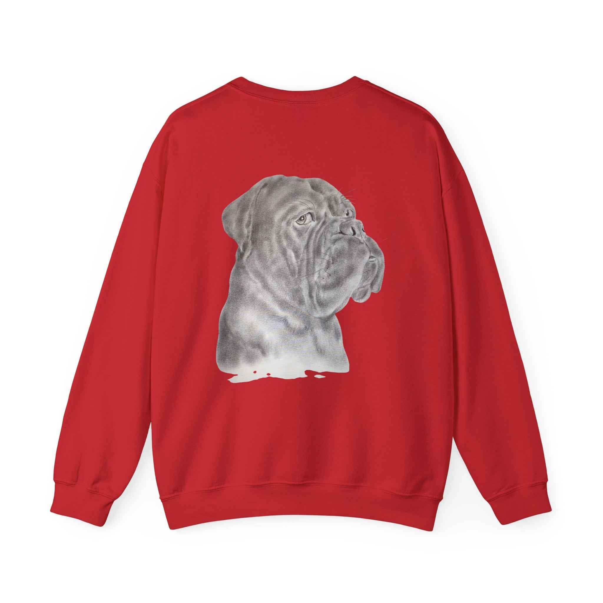 Bonzo Portrait Crewneck Sweatshirt — Realistic Dog Art Pullover