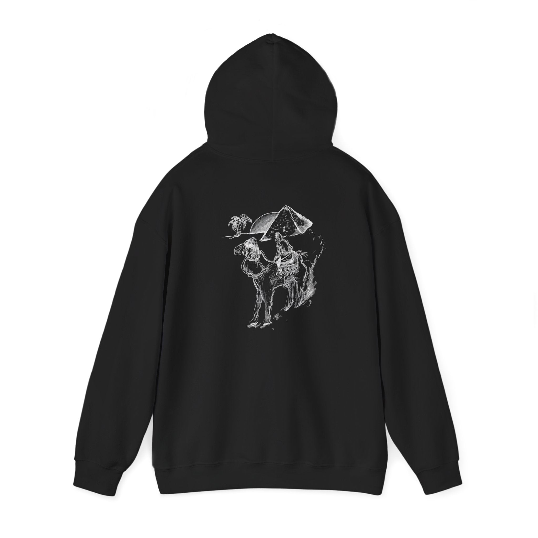 Camel Sketch Hoodie — Eastern Graphic Pullover