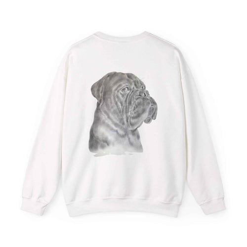 Bonzo Portrait Crewneck Sweatshirt — Realistic Dog Art Pullover