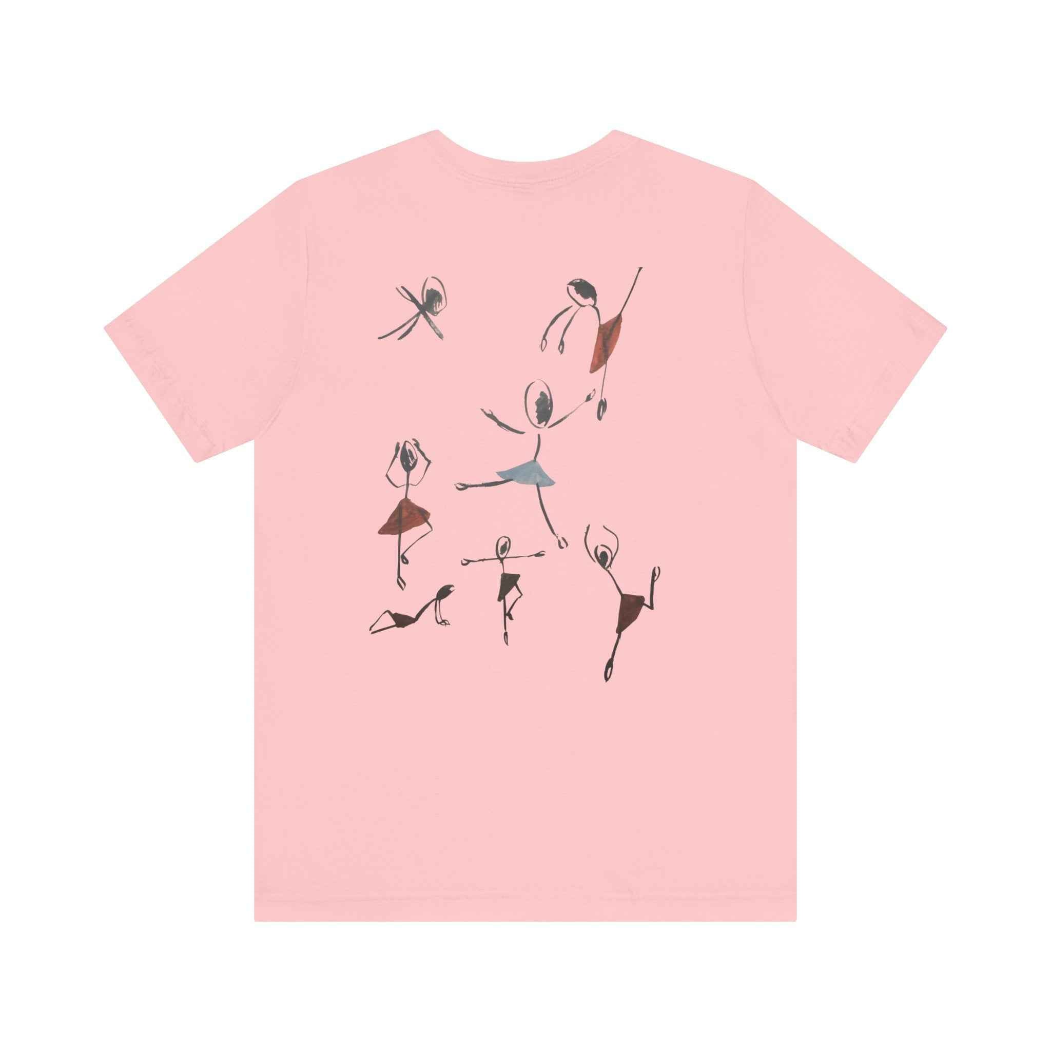 Dancer Sketch Tee — Minimal Ballet Silhouettes Graphic T-Shirt