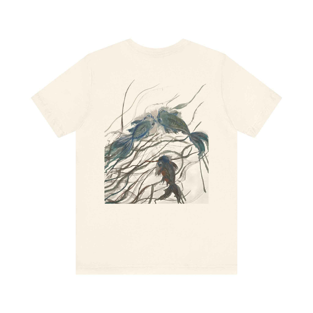 Koi Pond Tee — Artistic Watercolor Fish Graphic T-Shirt — NL