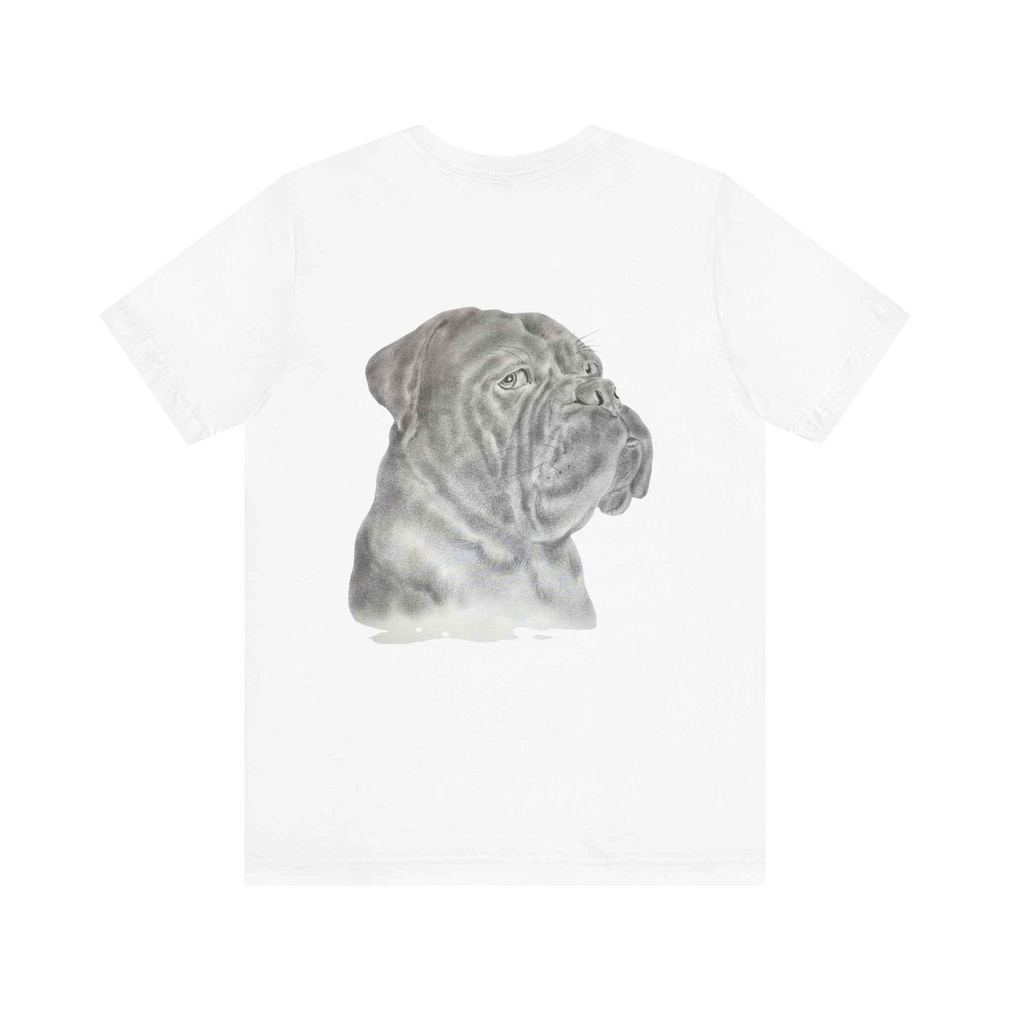 Bonzo Portrait Tee — Realistic Dog Art Graphic T-Shirt