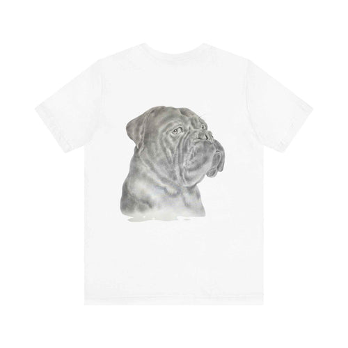 Bonzo Portrait Tee — Realistic Dog Art Graphic T-Shirt