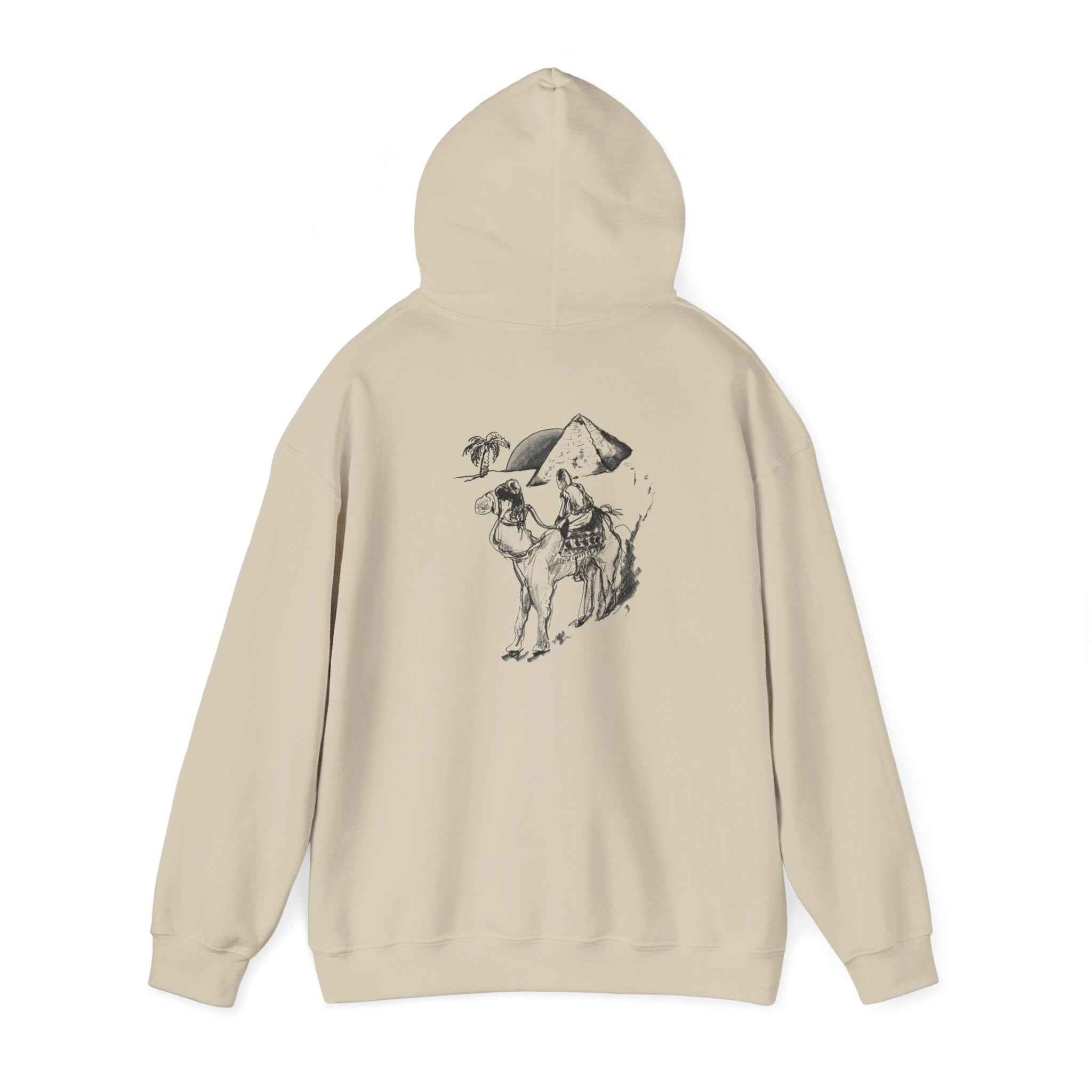 Camel Sketch Hoodie — Eastern Graphic Pullover