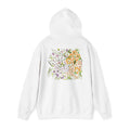 Floral Field Hoodie — Watercolor Wildflower Garden Pullover