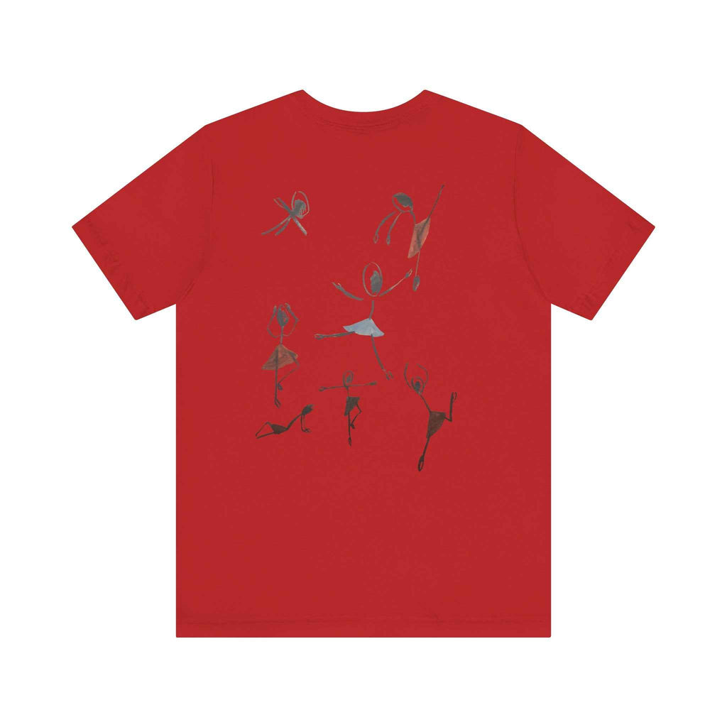 Dancer Sketch Tee — Minimal Ballet Silhouettes Graphic T-Shirt