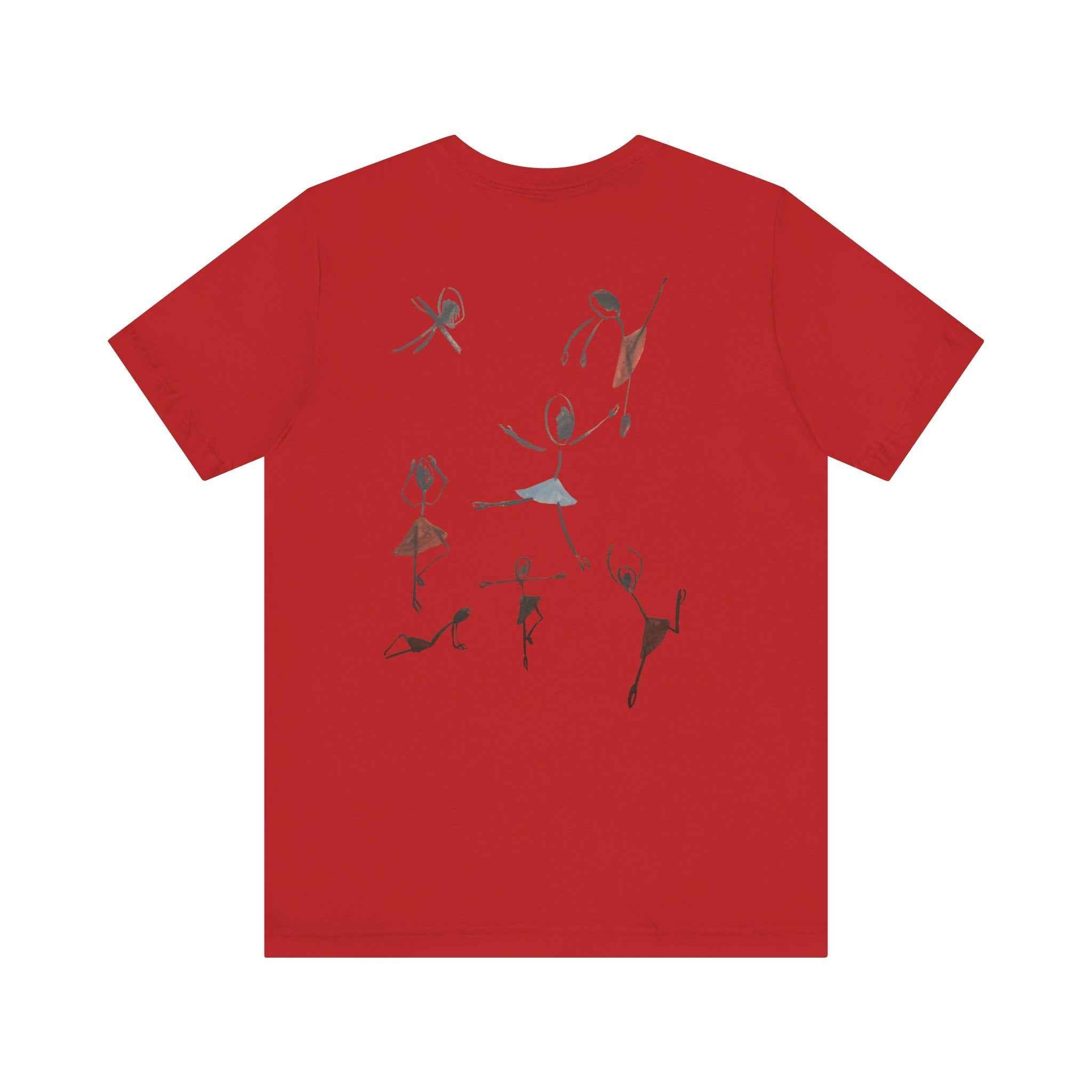 Dancer Sketch Tee — Minimal Ballet Silhouettes Graphic T-Shirt