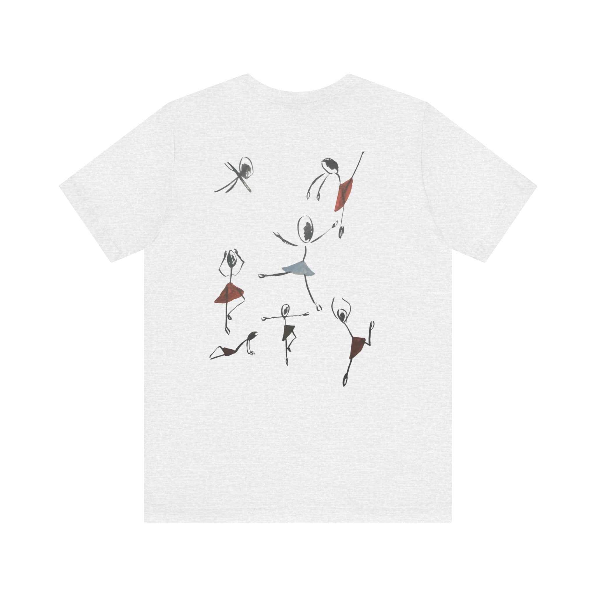Dancer Sketch Tee — Minimal Ballet Silhouettes Graphic T-Shirt