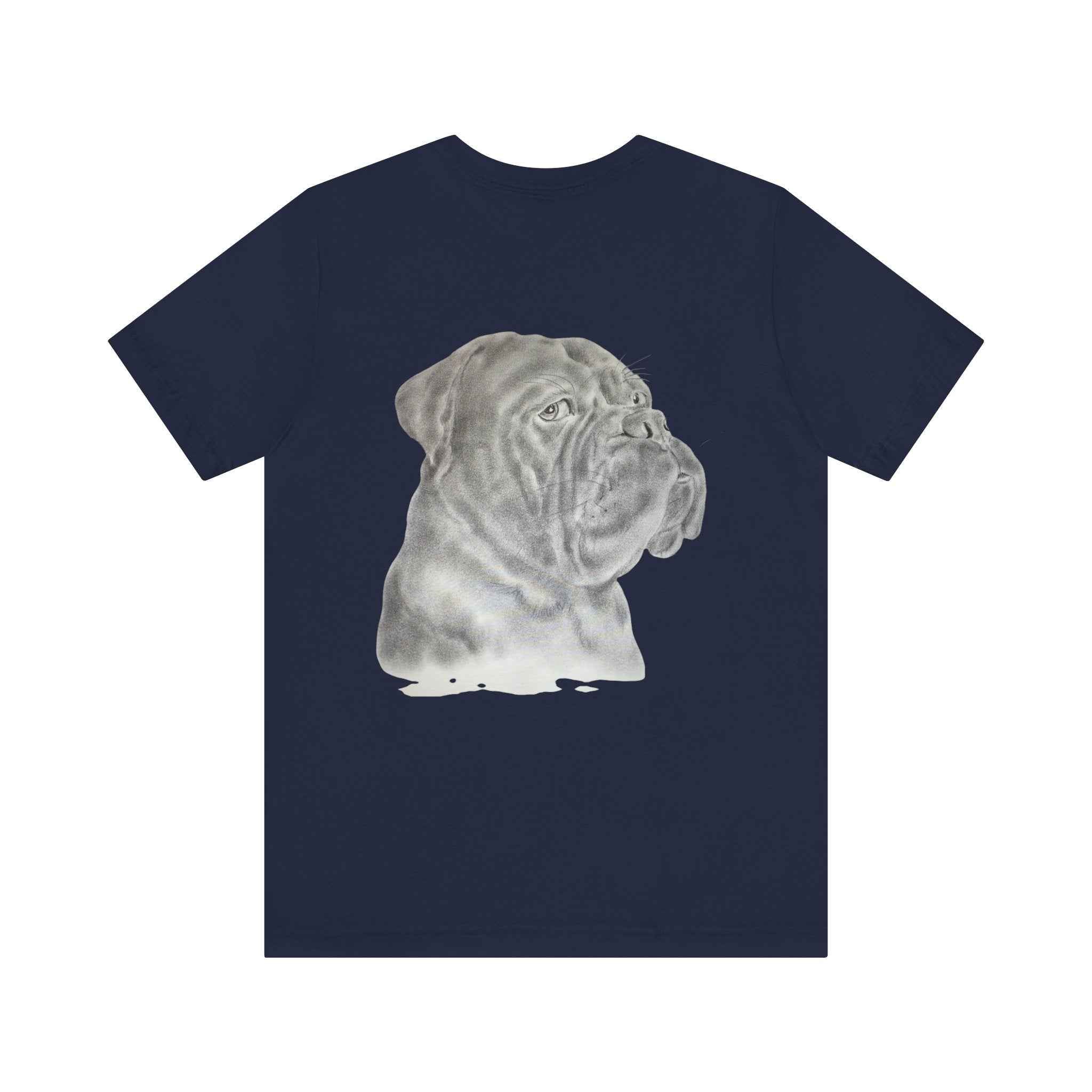 Bonzo Portrait Tee — Realistic Dog Art Graphic T-Shirt