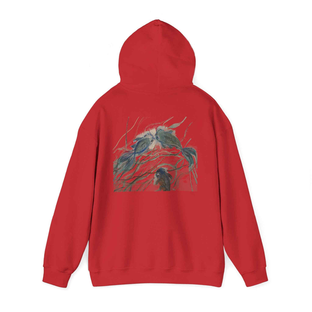 Koi Fish Swimming - Hoodie
