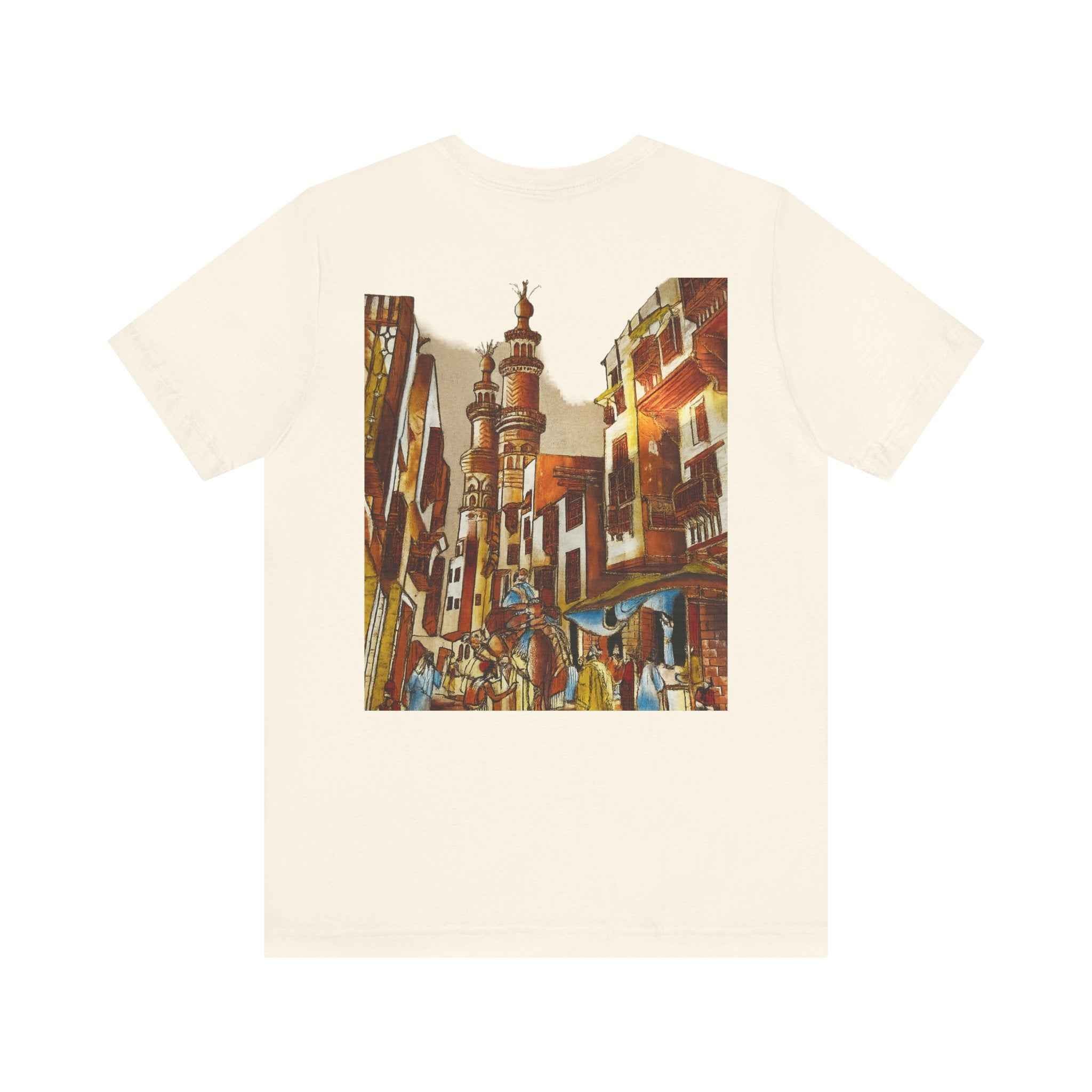 City Market Vintage Art Tee — Egyptian Scene Graphic T-Shirt