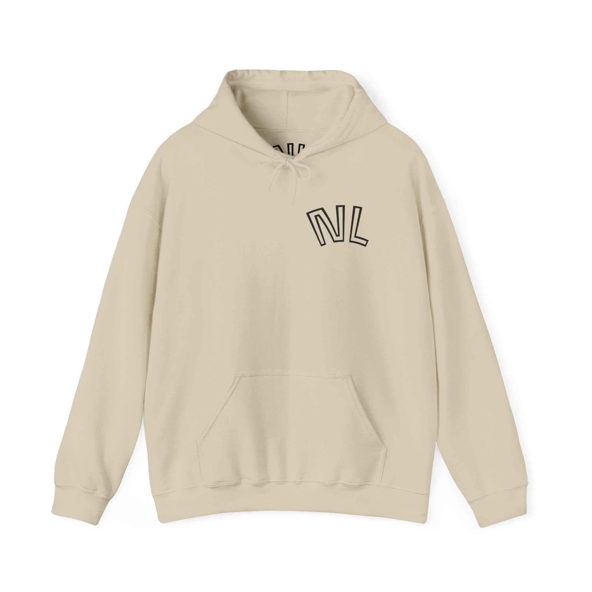 Floral Field Hoodie — Watercolor Wildflower Garden Pullover